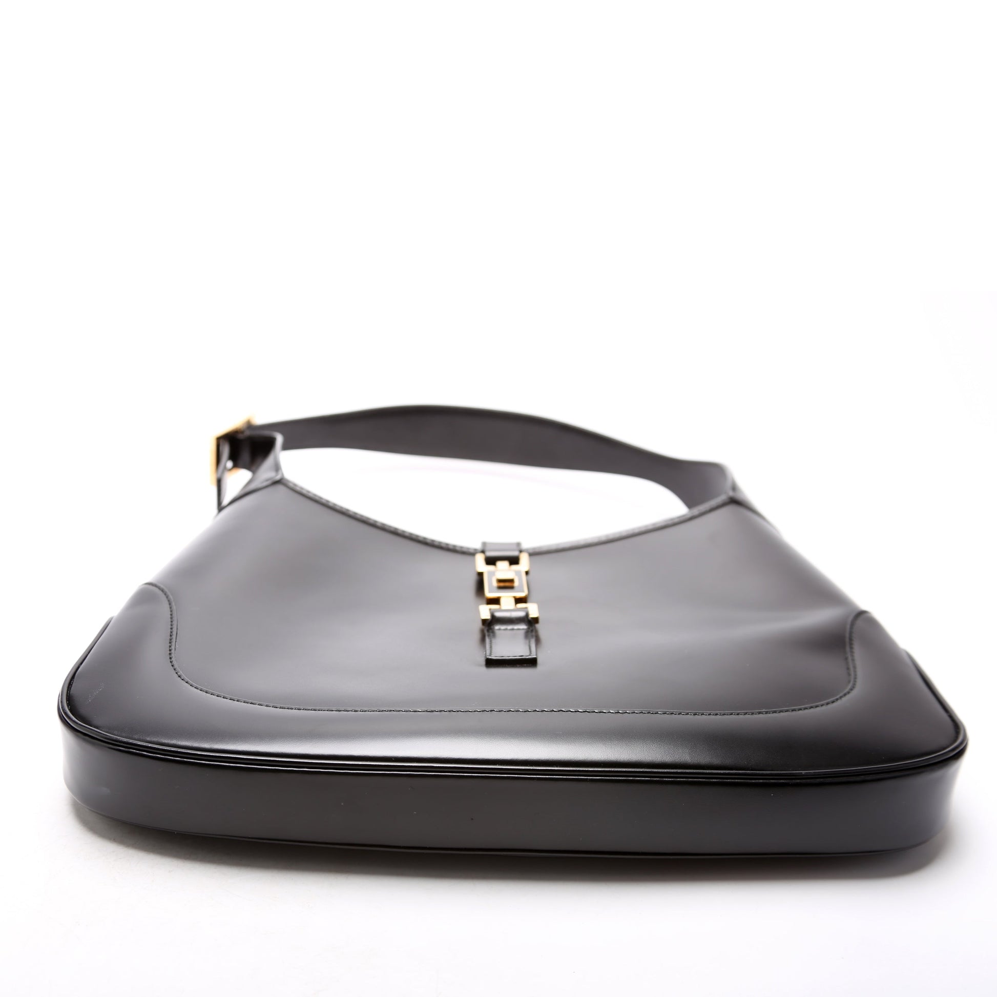 Gucci 001. . Jackie Leather Black Shoulder Bag