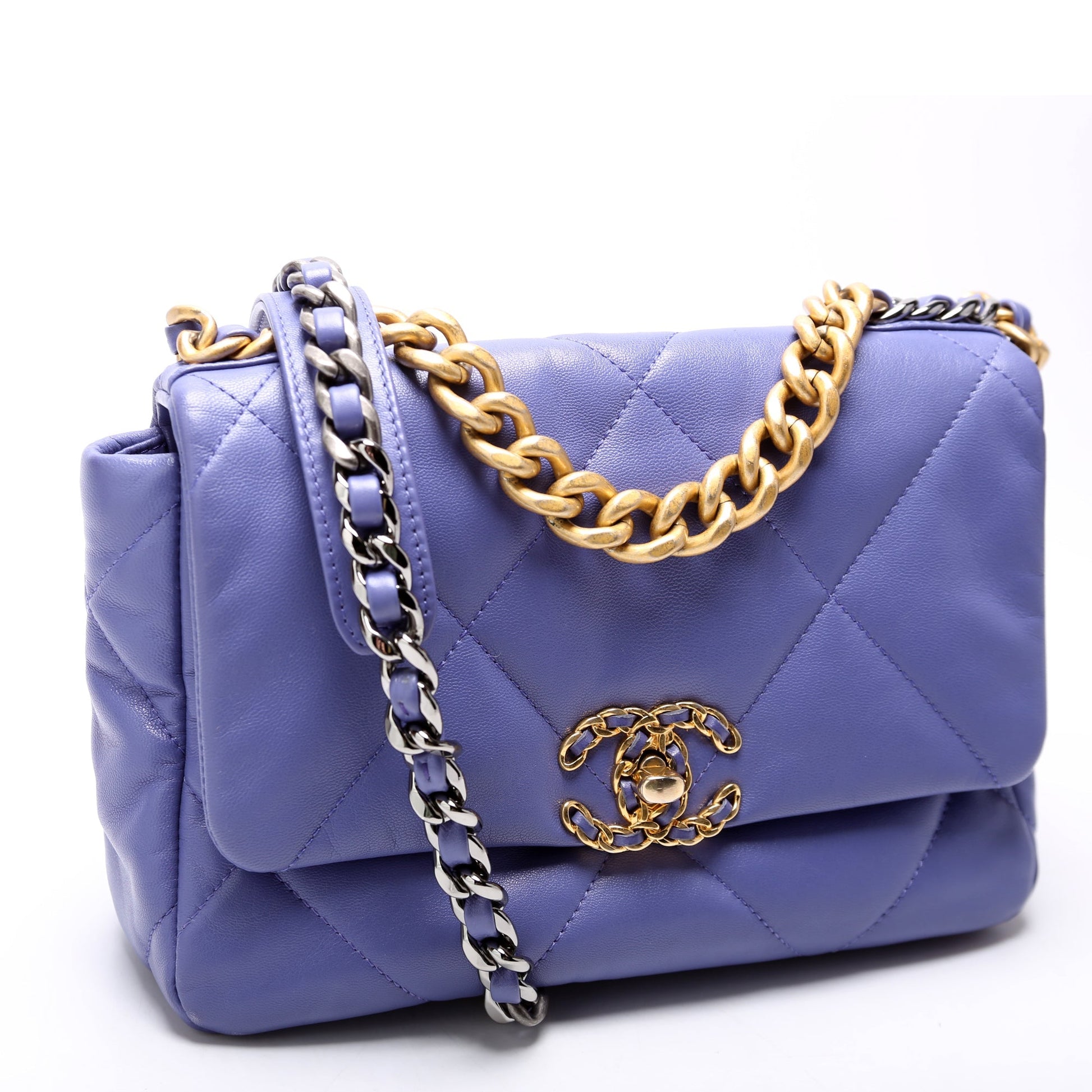 Chanel Quilted Goatskin 19 Flap 30M Handbag 30M 1