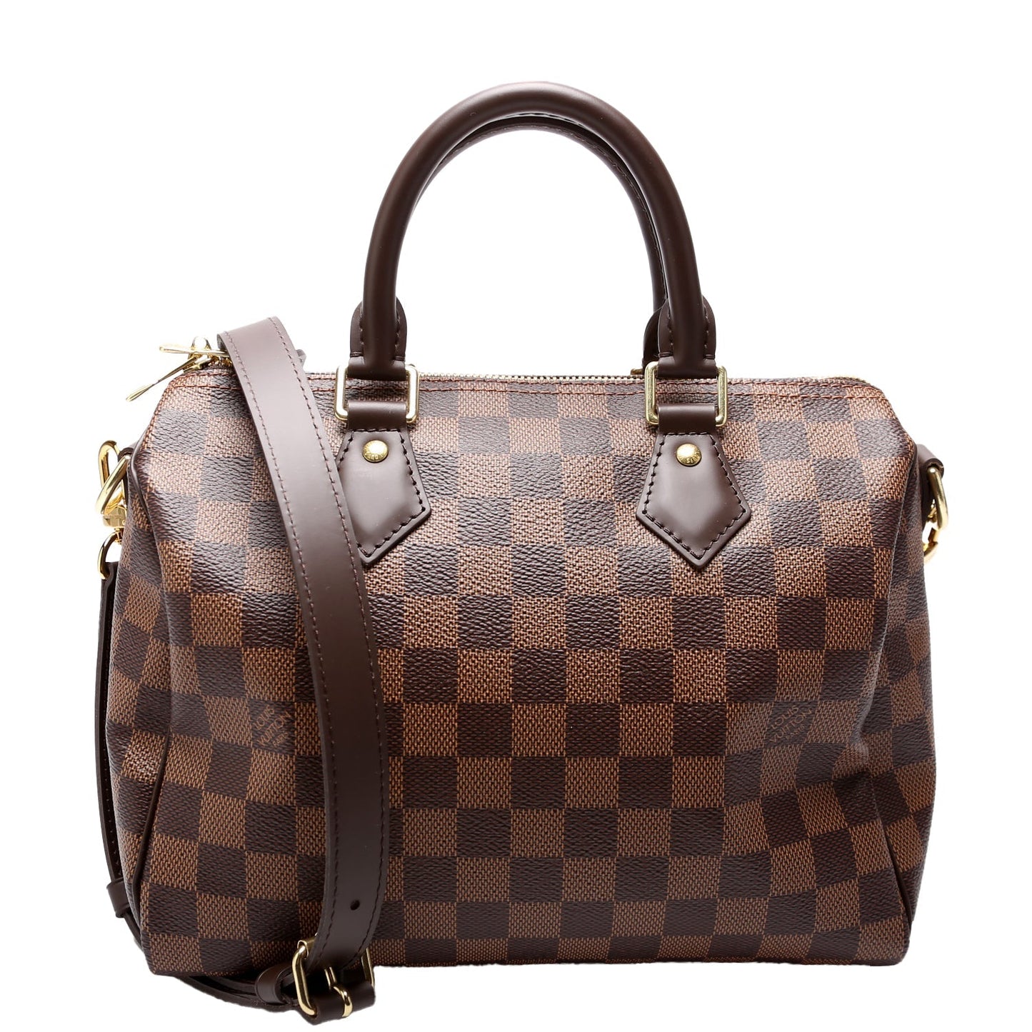 Louis Vuitton Speedy 25 Bandouliere Ebene Damier Handbag Ebene 20