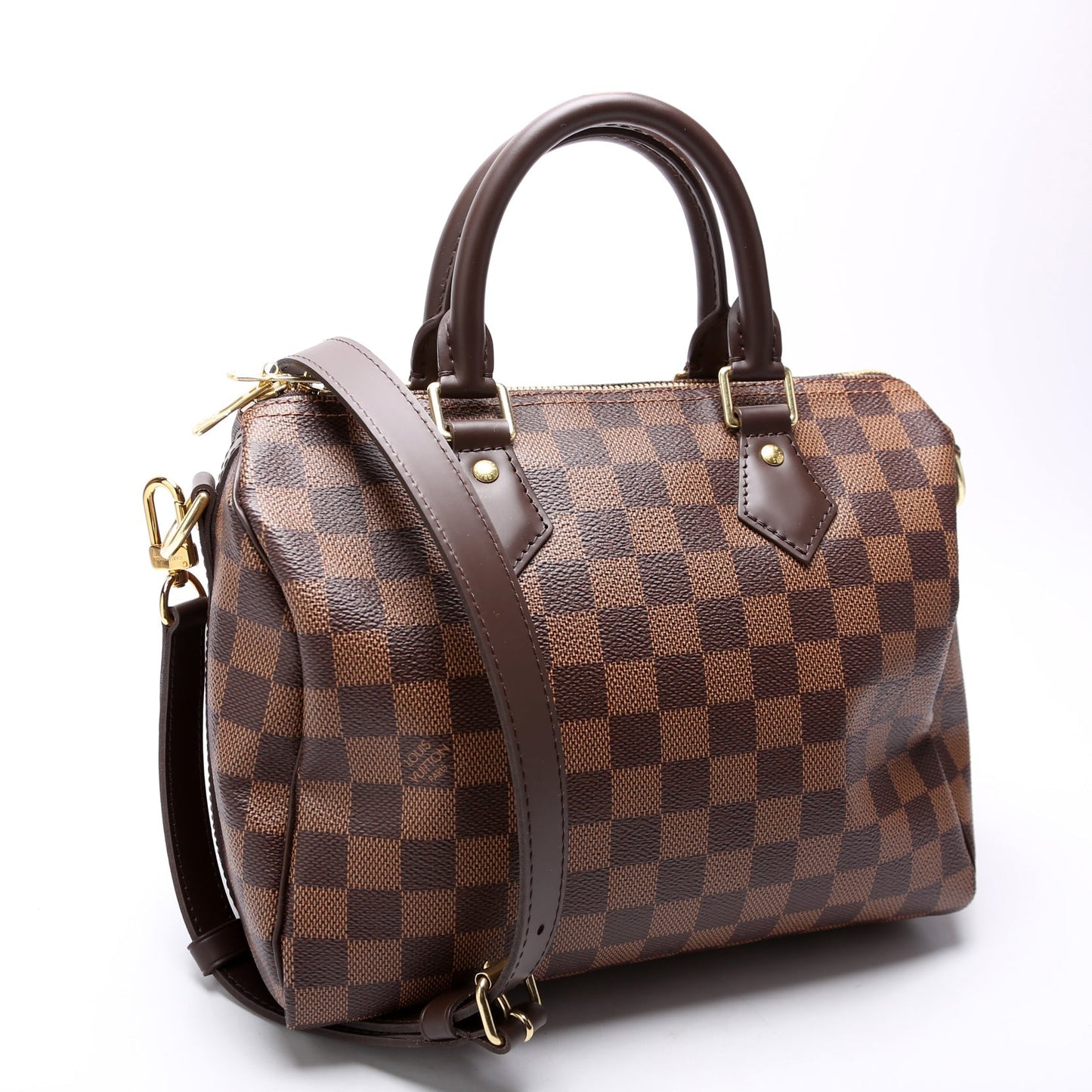 Louis Vuitton Speedy 25 Bandouliere Ebene Damier Handbag Ebene 20