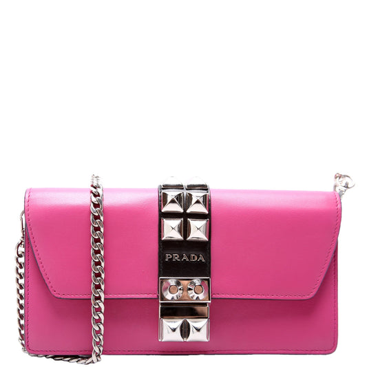 Prada Elektra Woc City Calfskin Bag Pink Travel Bag