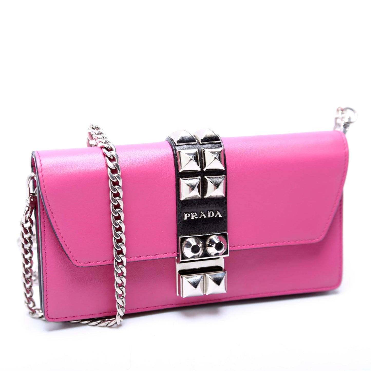Prada Elektra Woc City Calfskin Bag Pink Travel Bag