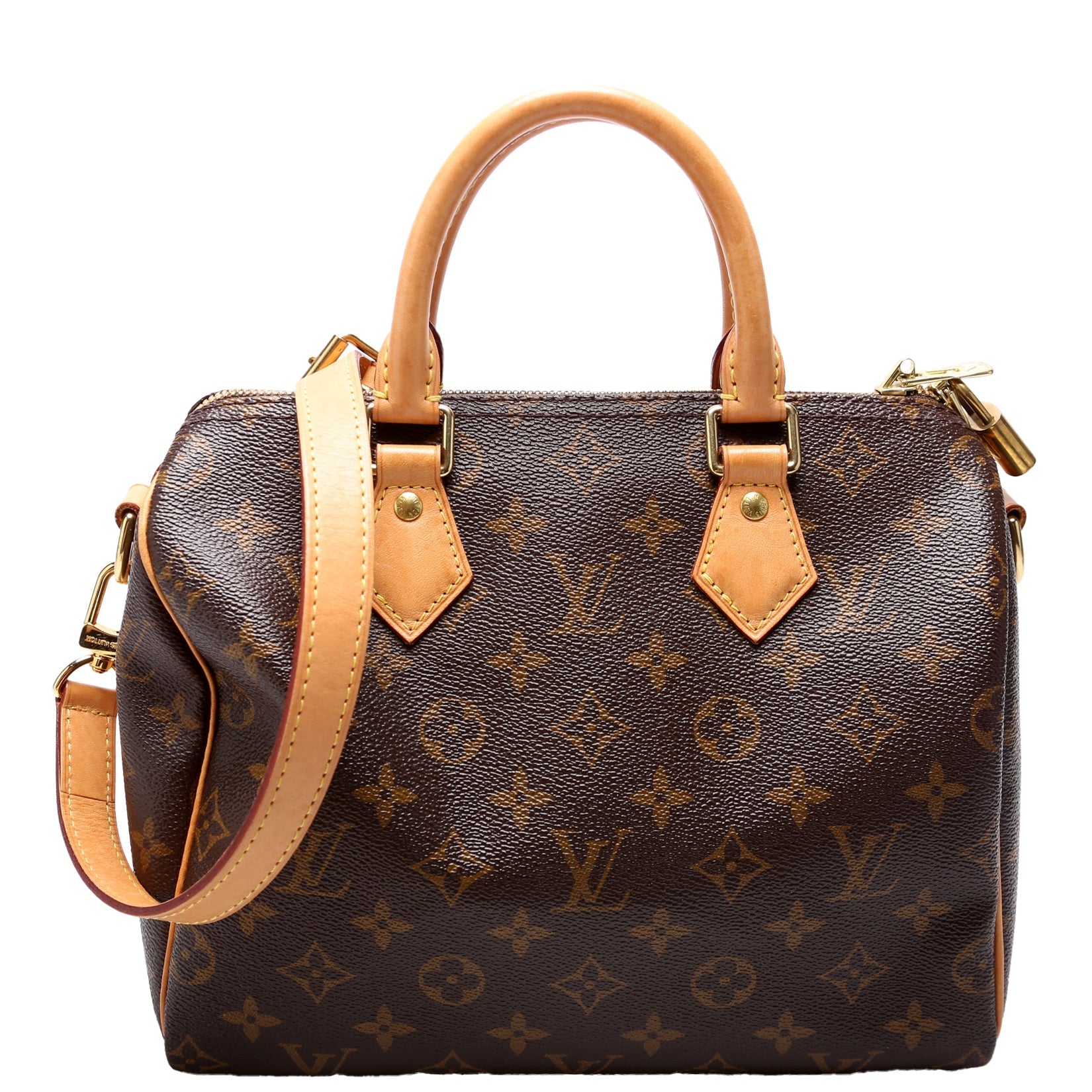 Louis Vuitton Speedy 25 Bandouliere Monogram Handbag Monogram 11