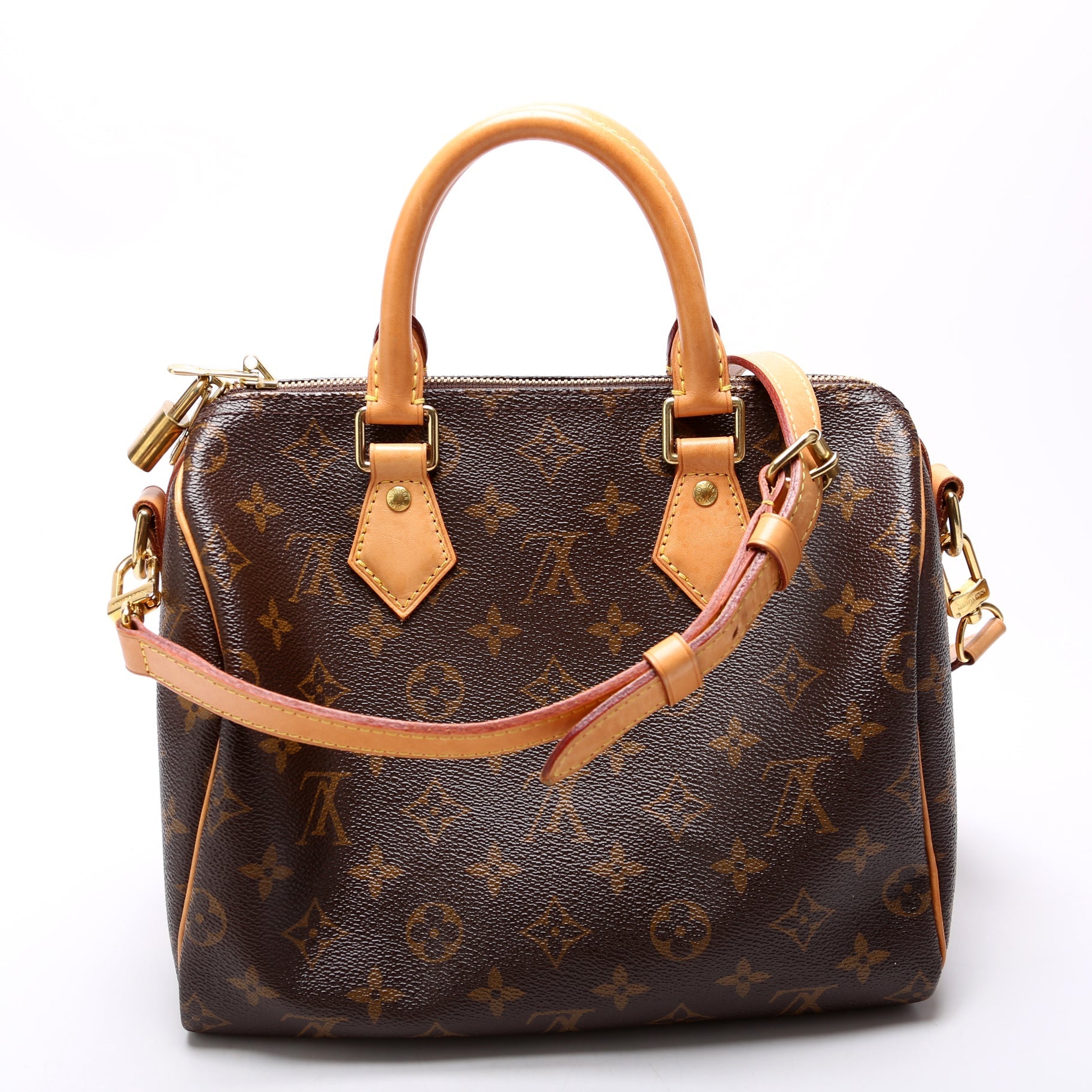 Louis Vuitton Speedy 25 Bandouliere Monogram Handbag Monogram 11