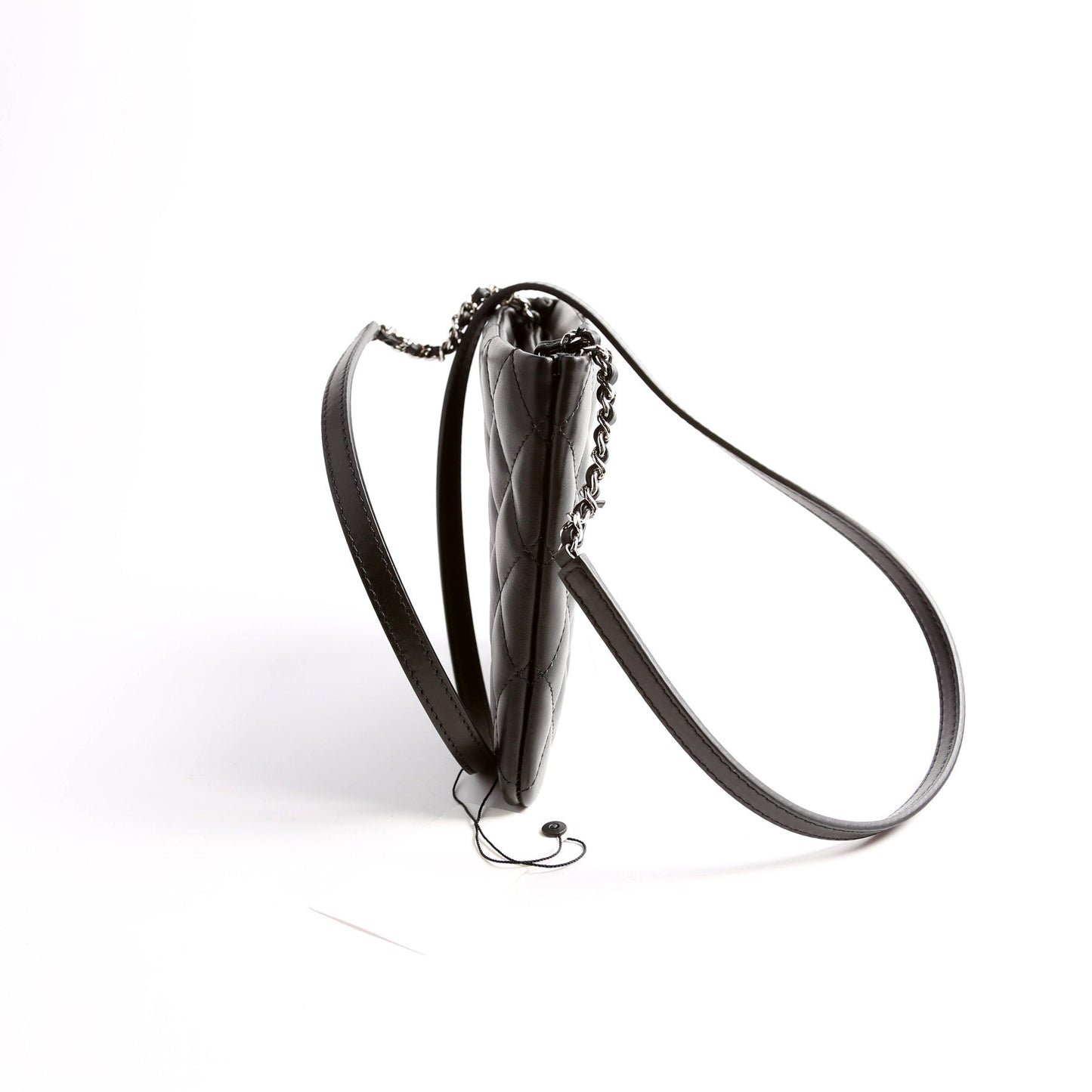 Chanel Uniform Lambskin Black Crossbody Bag
