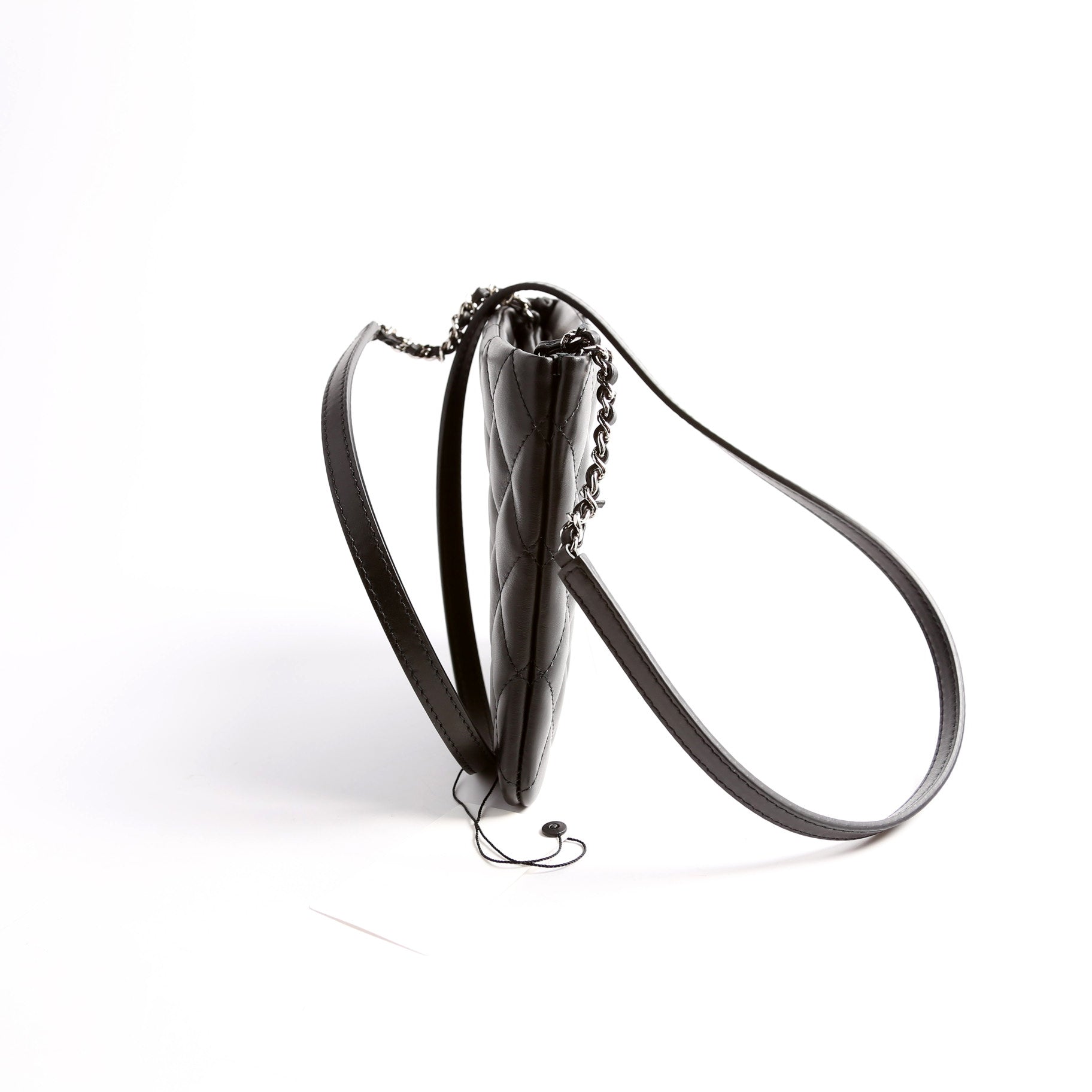 Chanel Uniform Lambskin Black Crossbody Bag