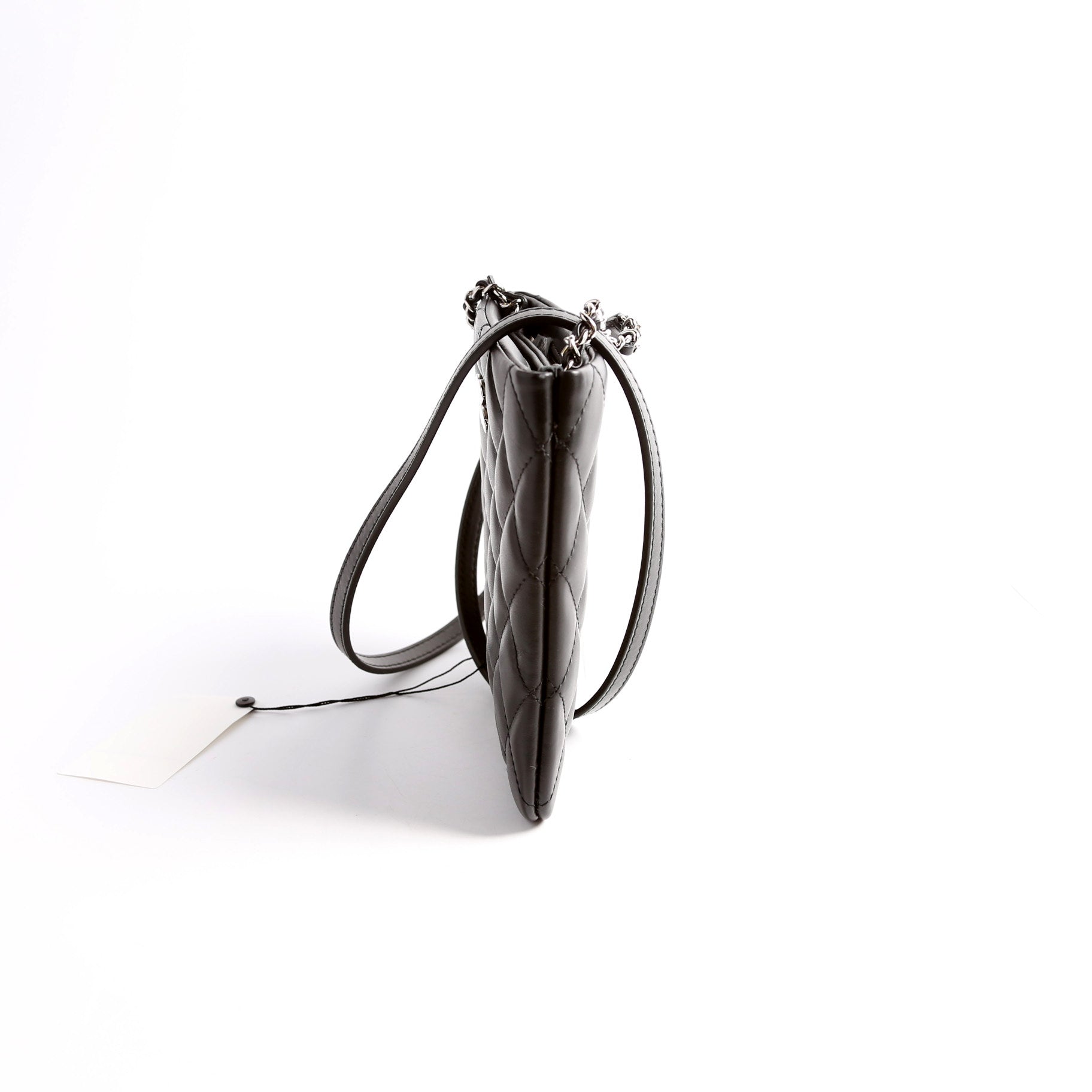 Chanel Uniform Lambskin Black Crossbody Bag