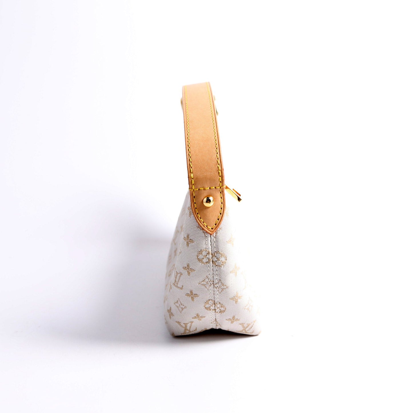 Louis Vuitton Hills Pochette Monogram Canvas White Clutch Bag