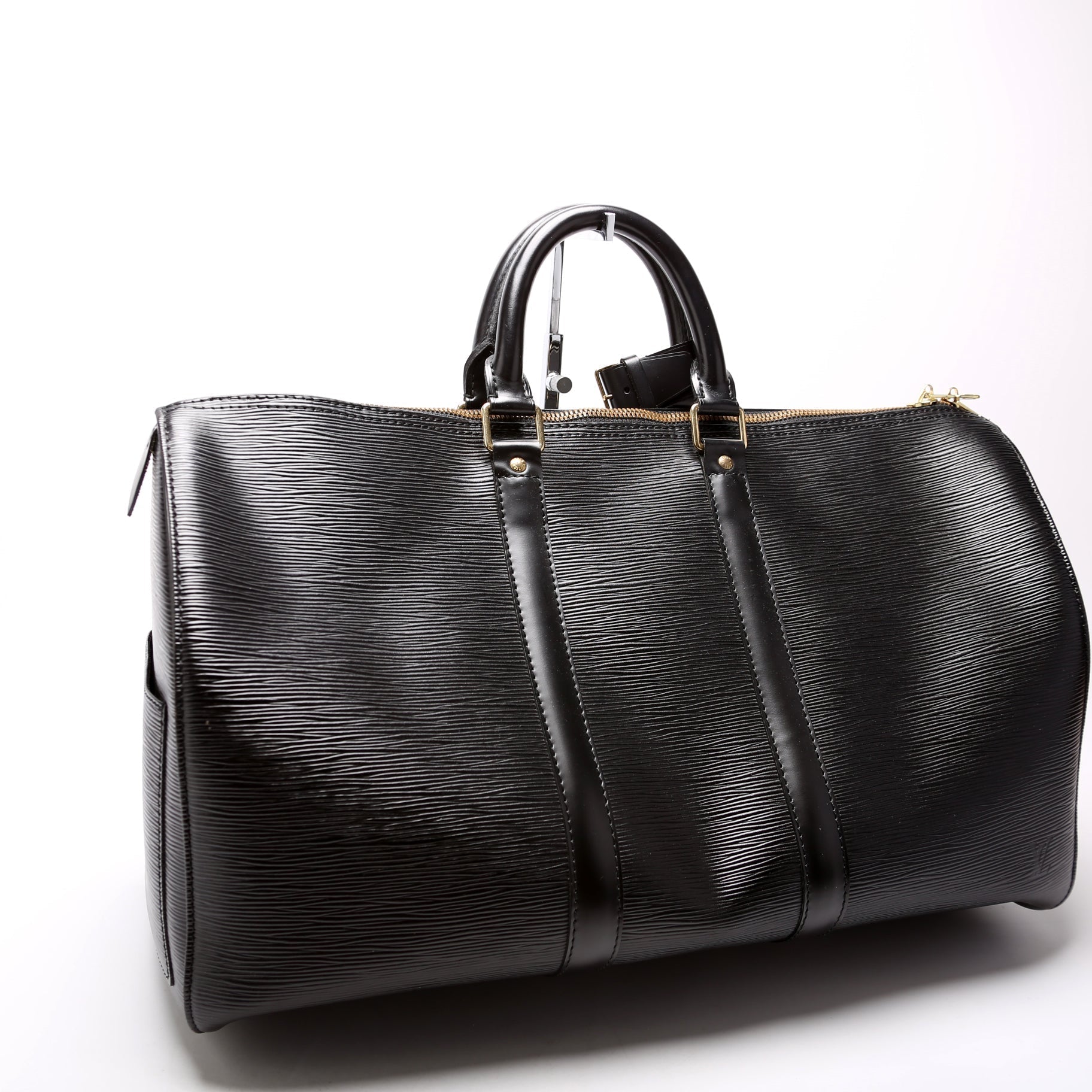 Louis Vuitton Keepall 50 Epi Black Travel Bag