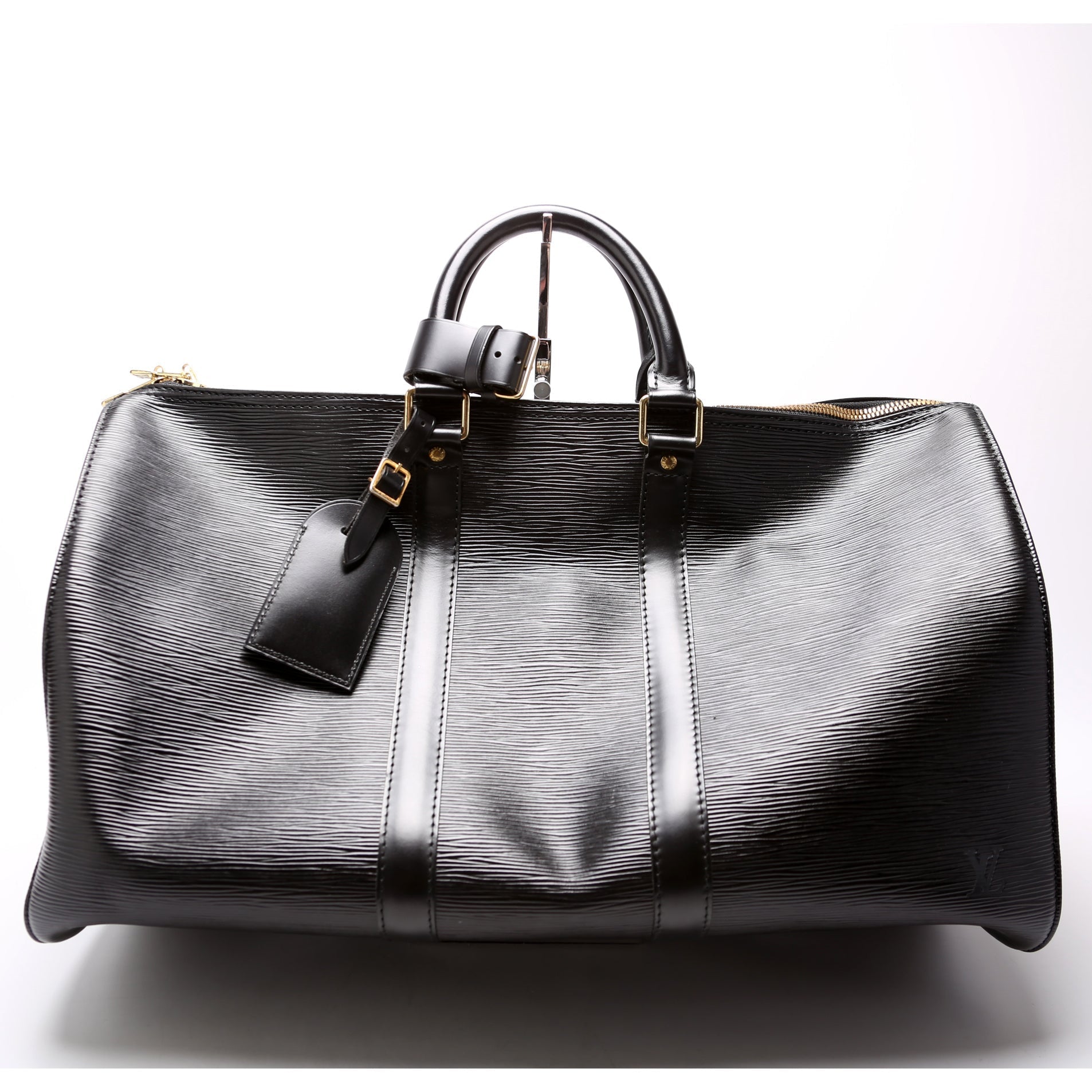 Louis Vuitton Keepall 50 Epi Black Travel Bag