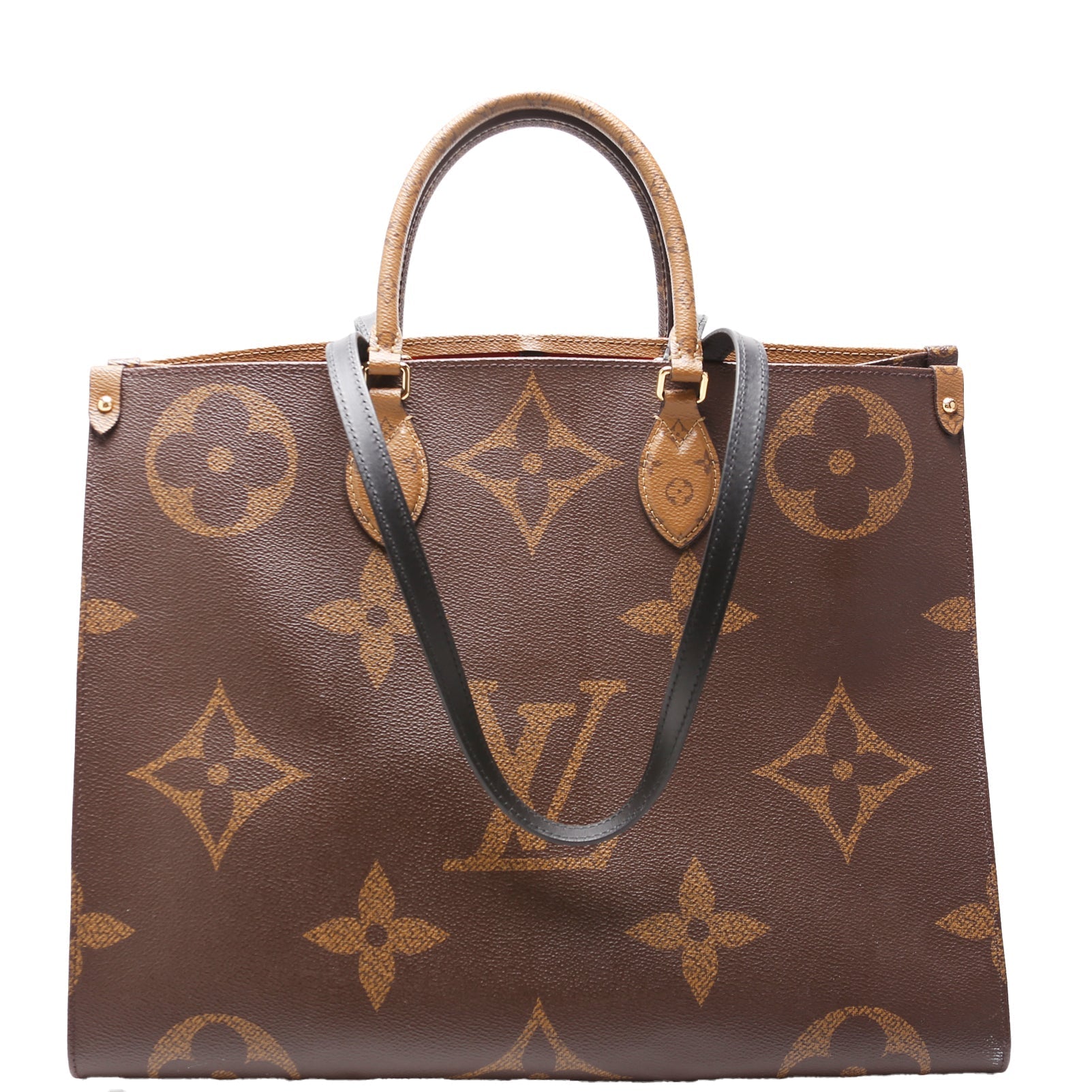 Louis Vuitton ONTHEGO GM Reverse Monogram Black Handbag