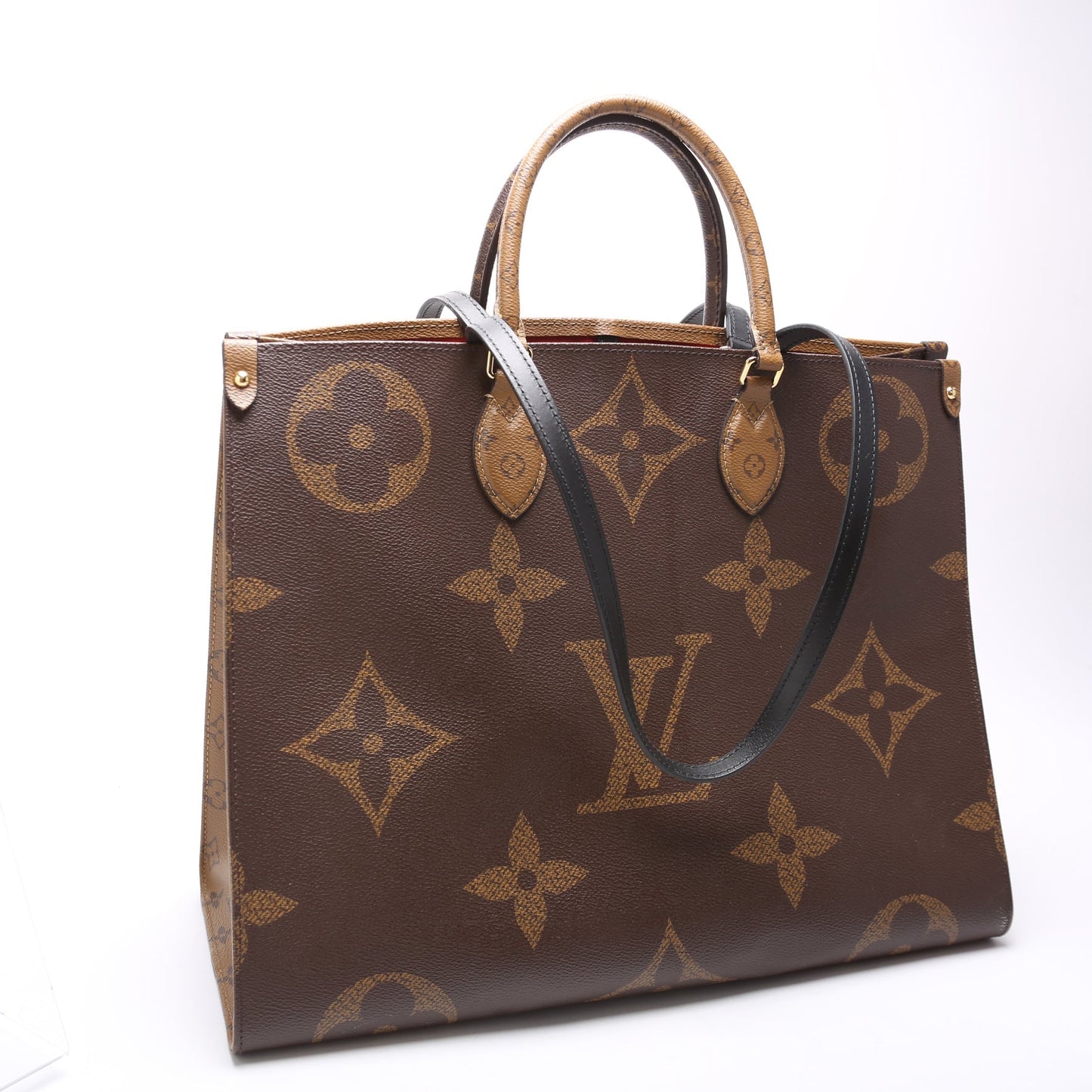 Louis Vuitton ONTHEGO GM Reverse Monogram Black Handbag