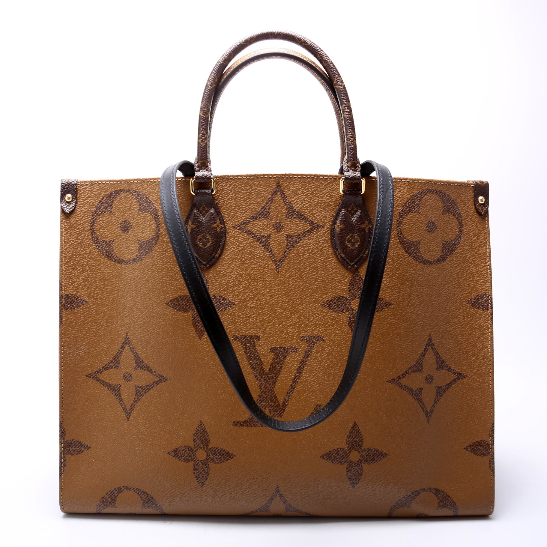 Louis Vuitton ONTHEGO GM Reverse Monogram Black Handbag