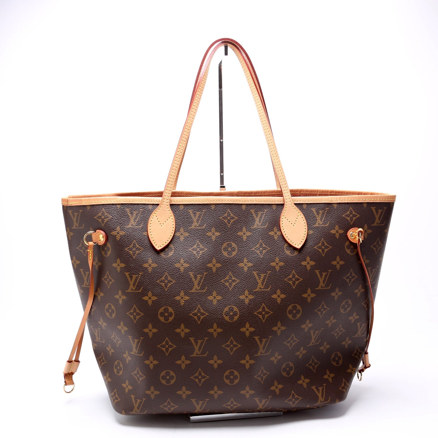 Louis Vuitton Neverfull MM Monogram Red Tote Bag Red 1