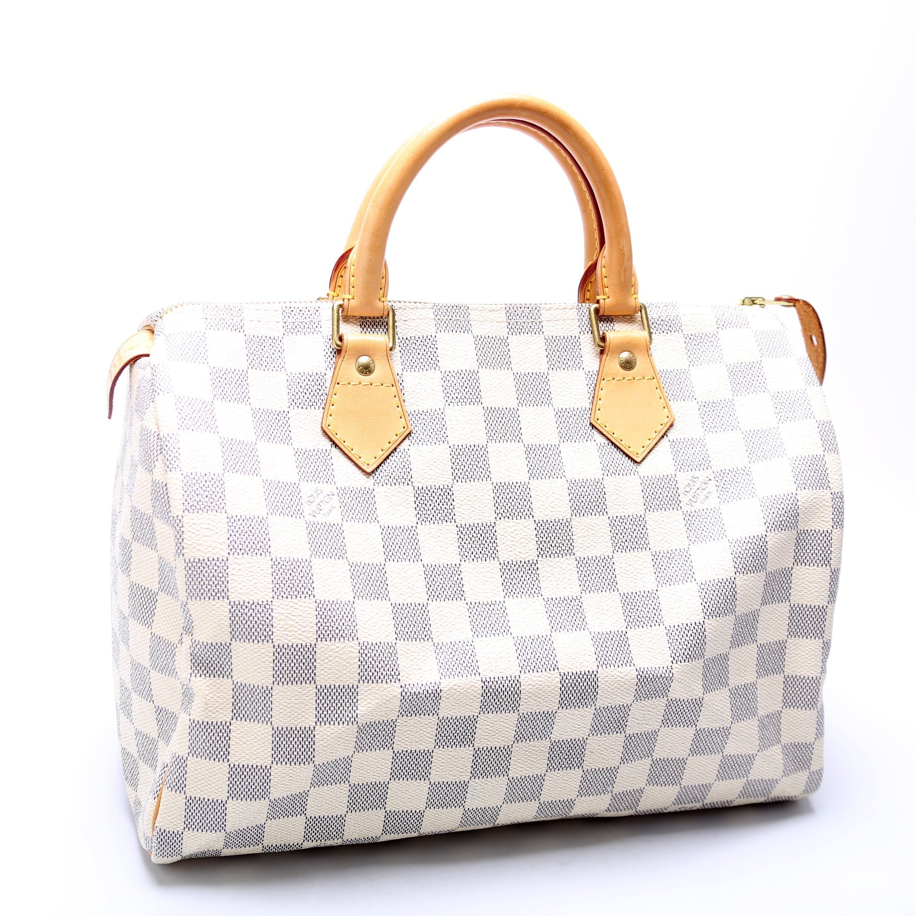 Louis Vuitton Speedy 30 Azur Damier Handbag Azur 47