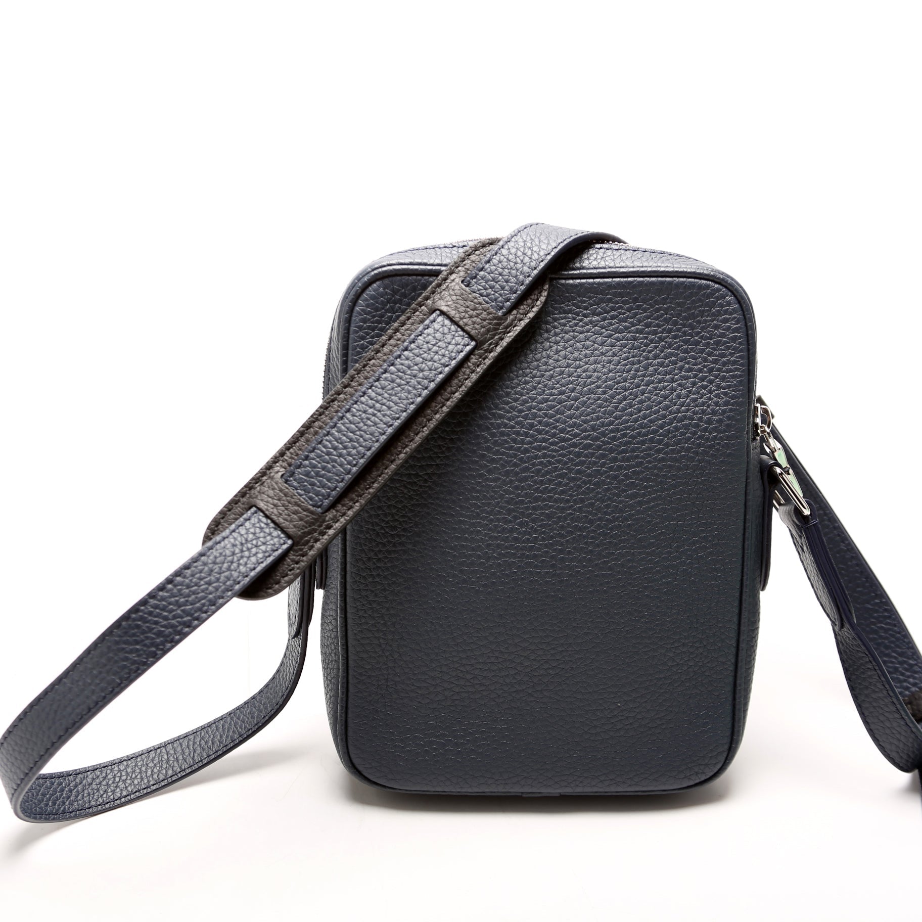 Louis Vuitton Danube Slim Taurillon Leather Blue Handbag