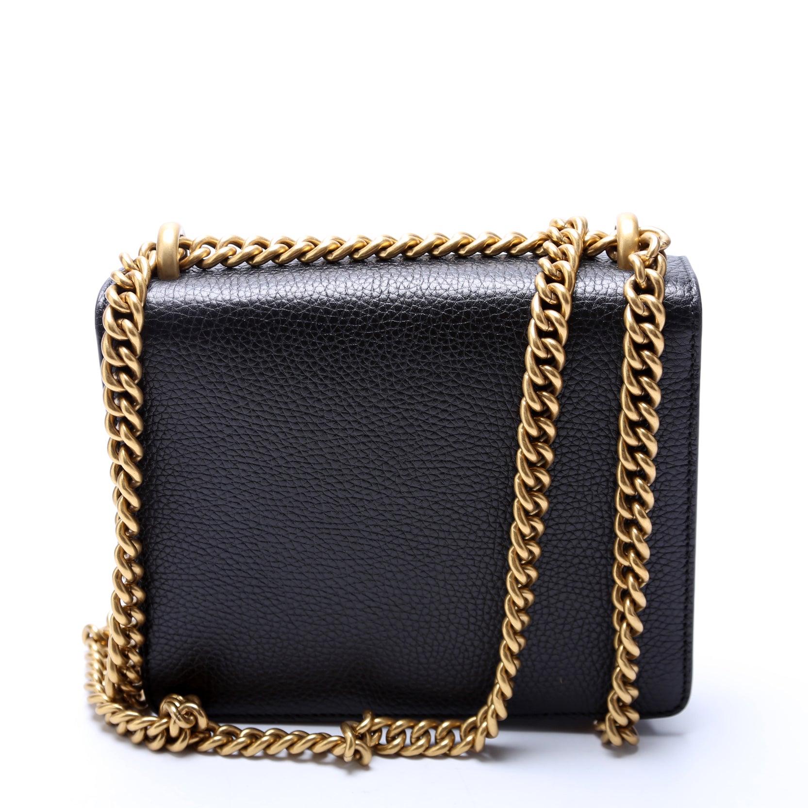 Gucci Marmont Black Small Chain Travel Bag