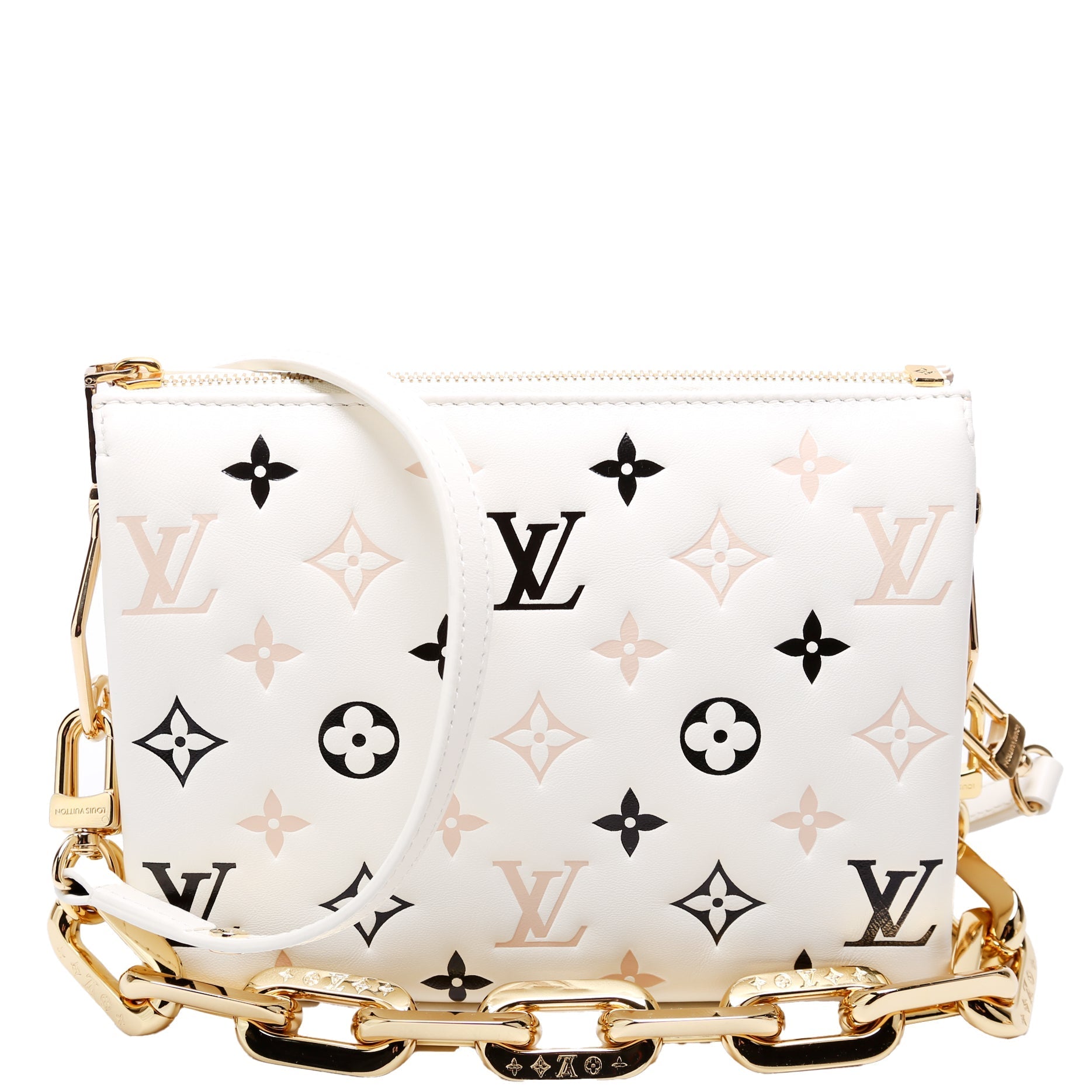 Louis Vuitton Coussin BB NV Lambskin White Handbag