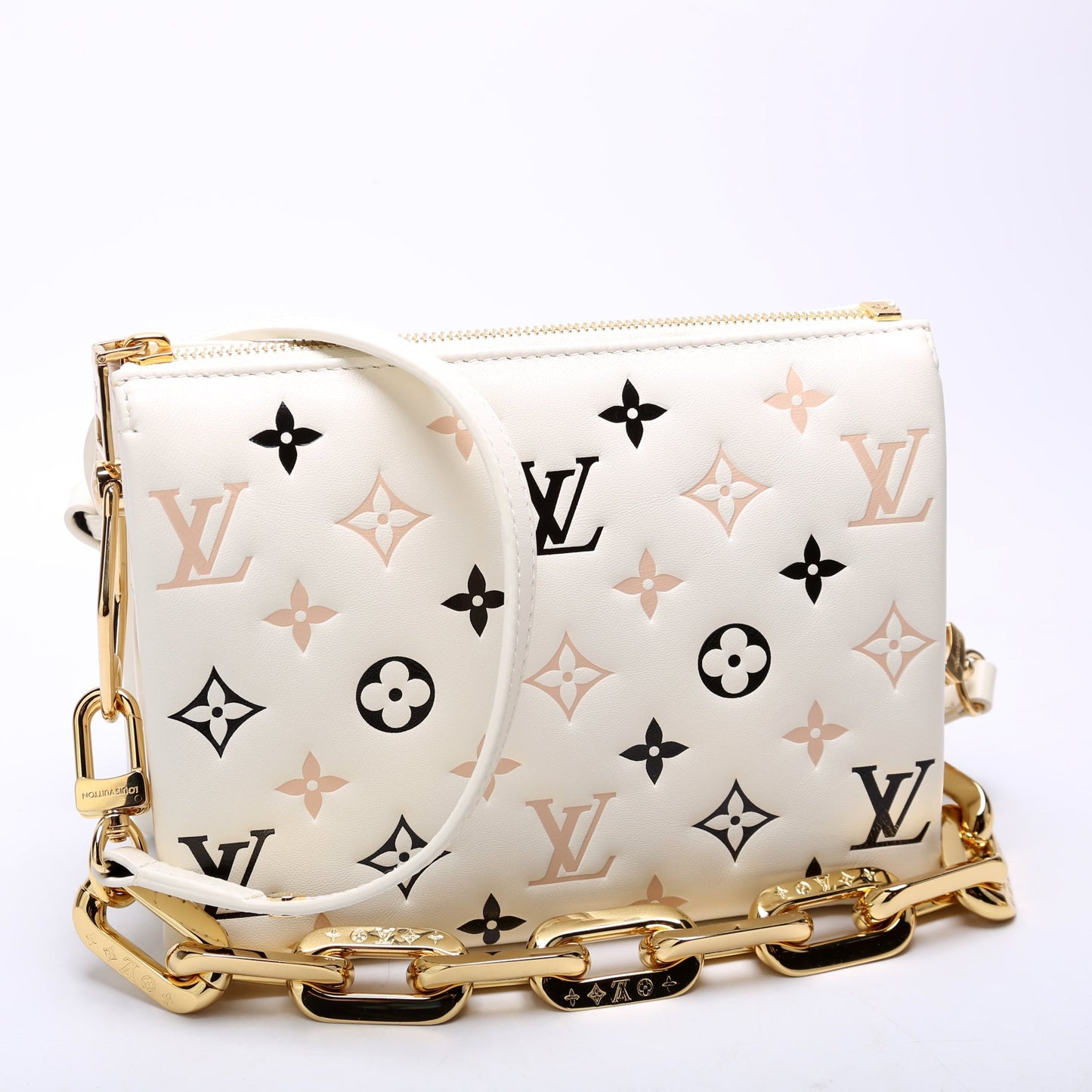 Louis Vuitton Coussin BB NV Lambskin White Handbag