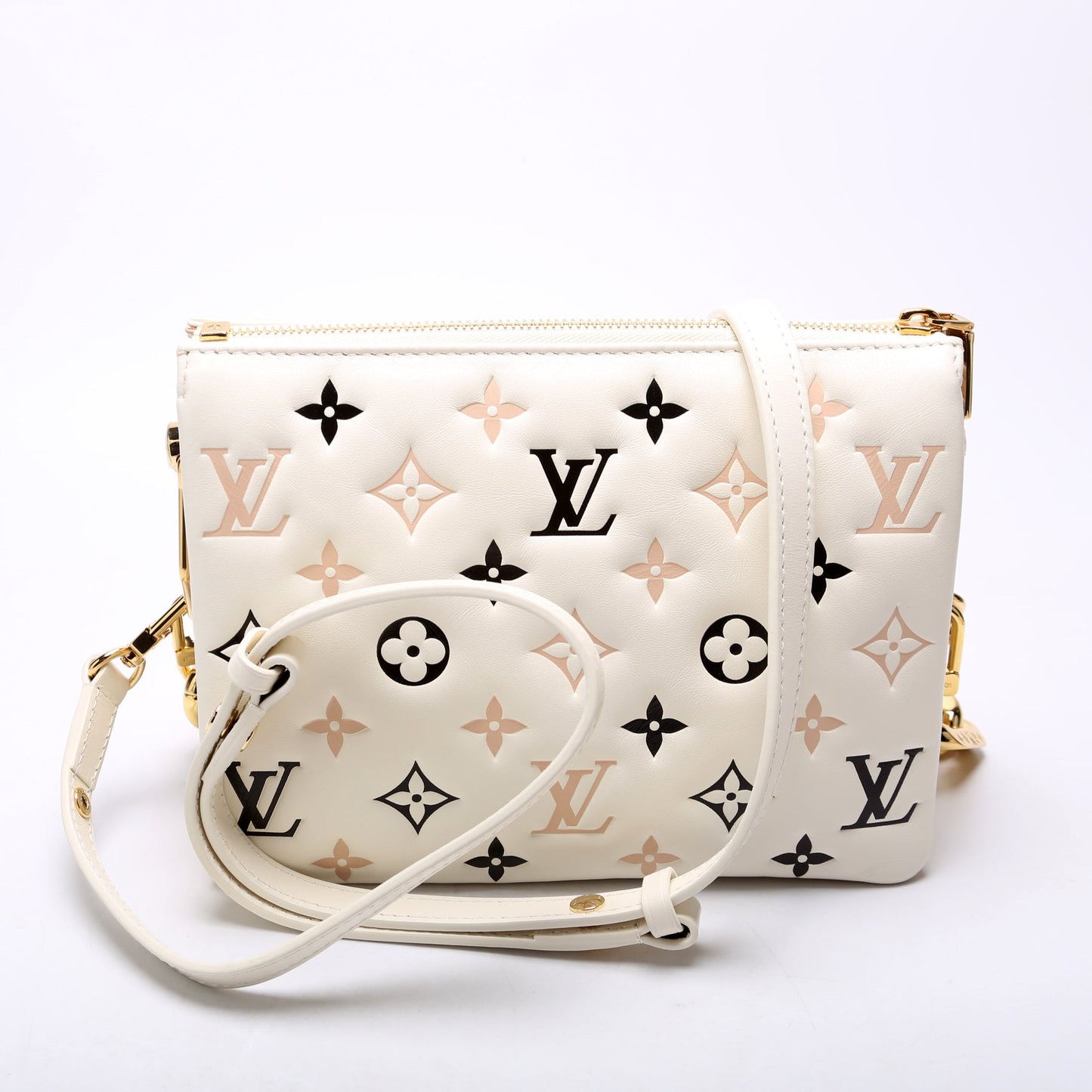 Louis Vuitton Coussin BB NV Lambskin White Handbag