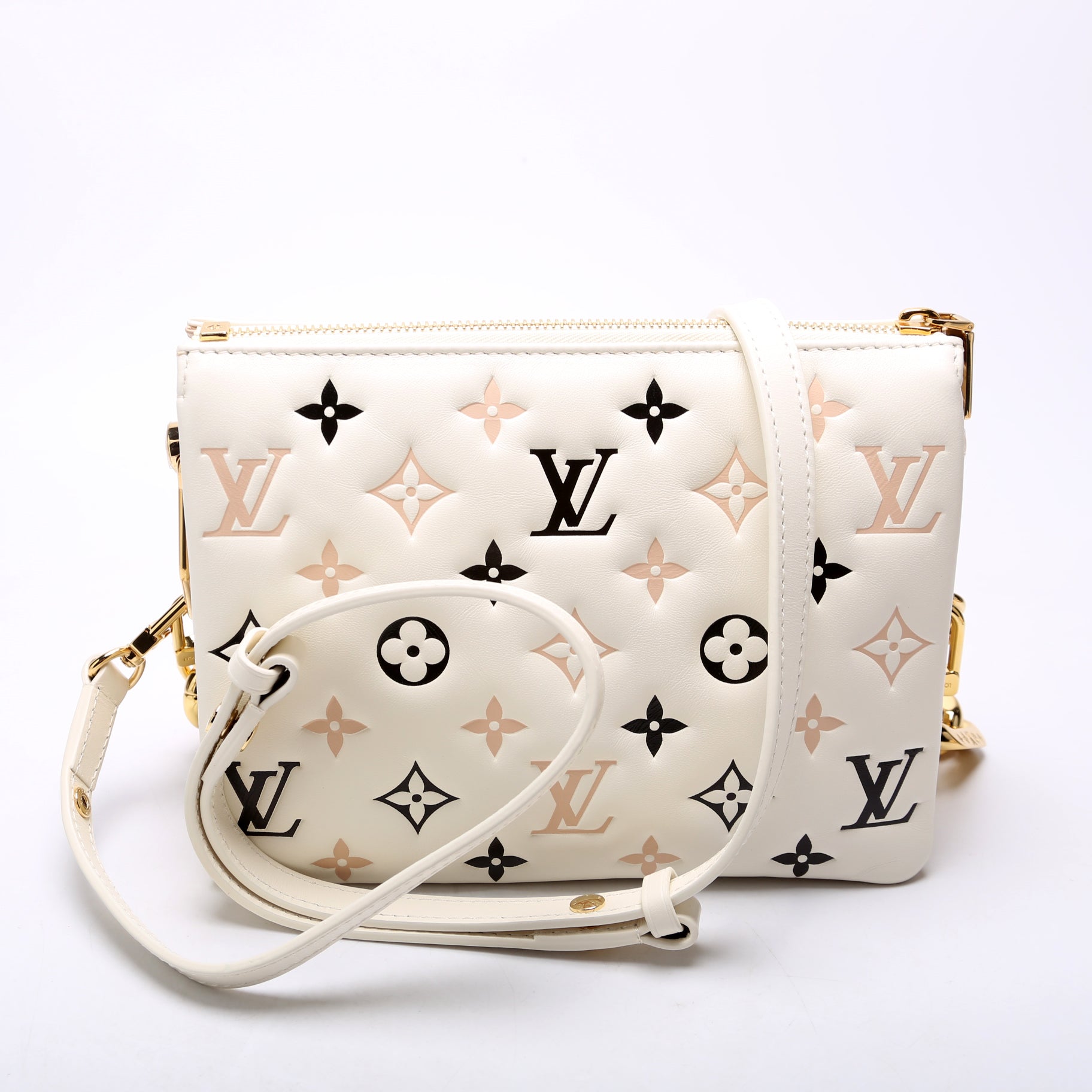 Louis Vuitton Coussin BB NV Lambskin White Handbag