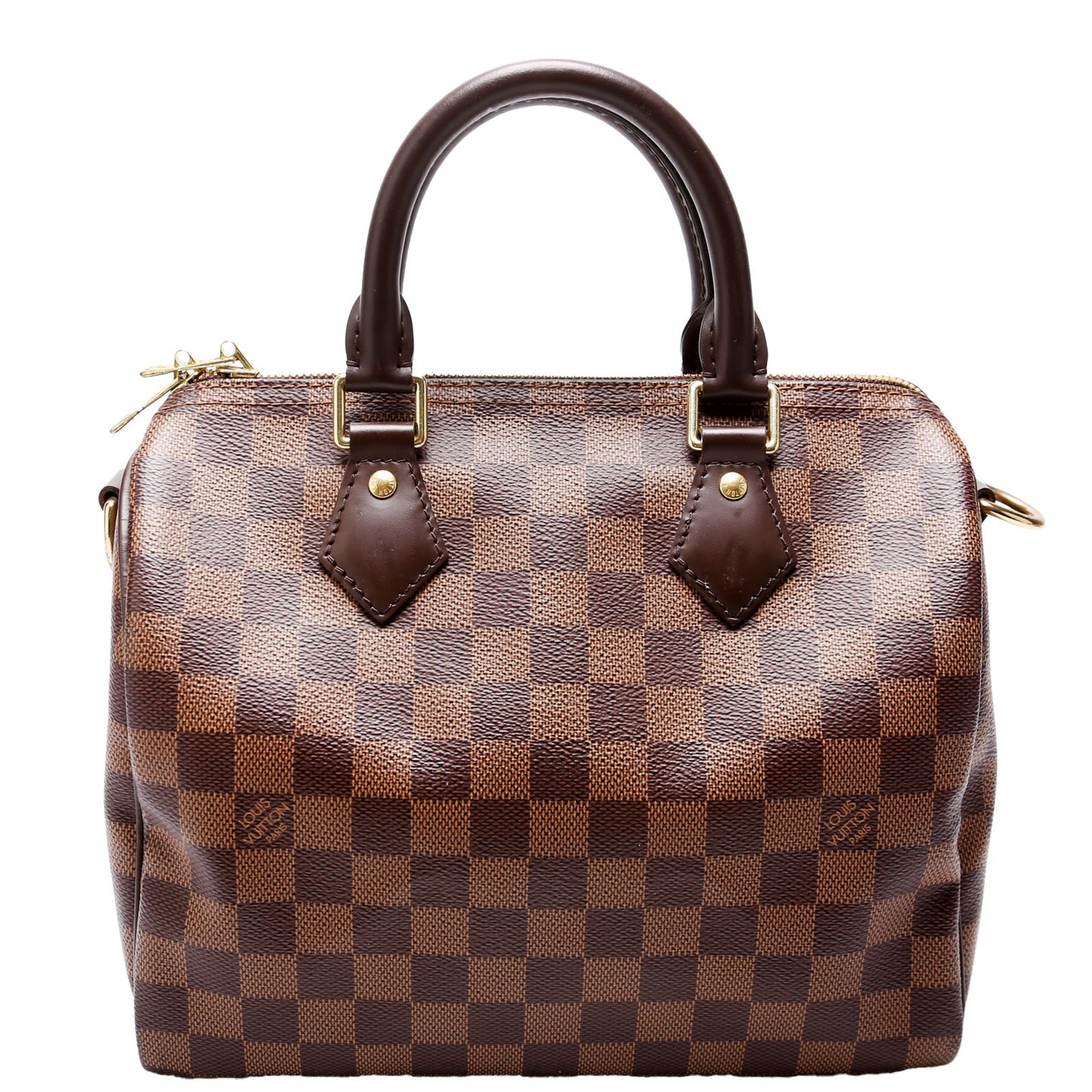 Louis Vuitton Speedy 25 Bandouliere Ebene Damier Handbag Ebene 24