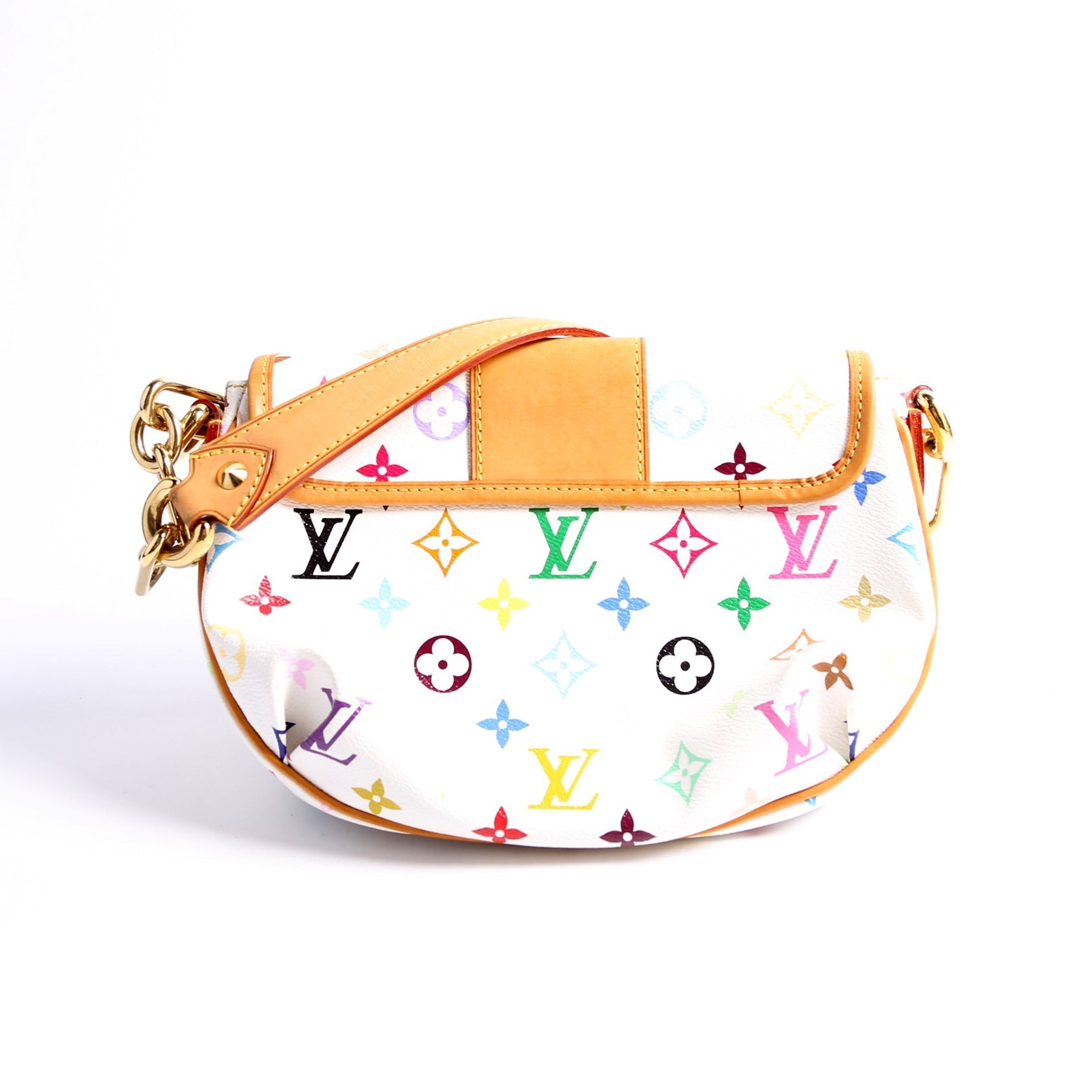 Louis Vuitton Patti Monogram White Multicolor Handbag