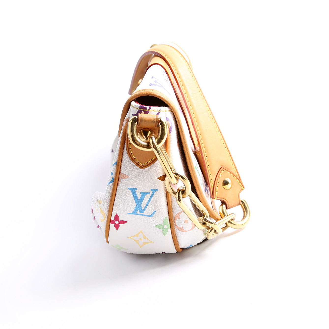 Louis Vuitton Patti Monogram White Multicolor Handbag