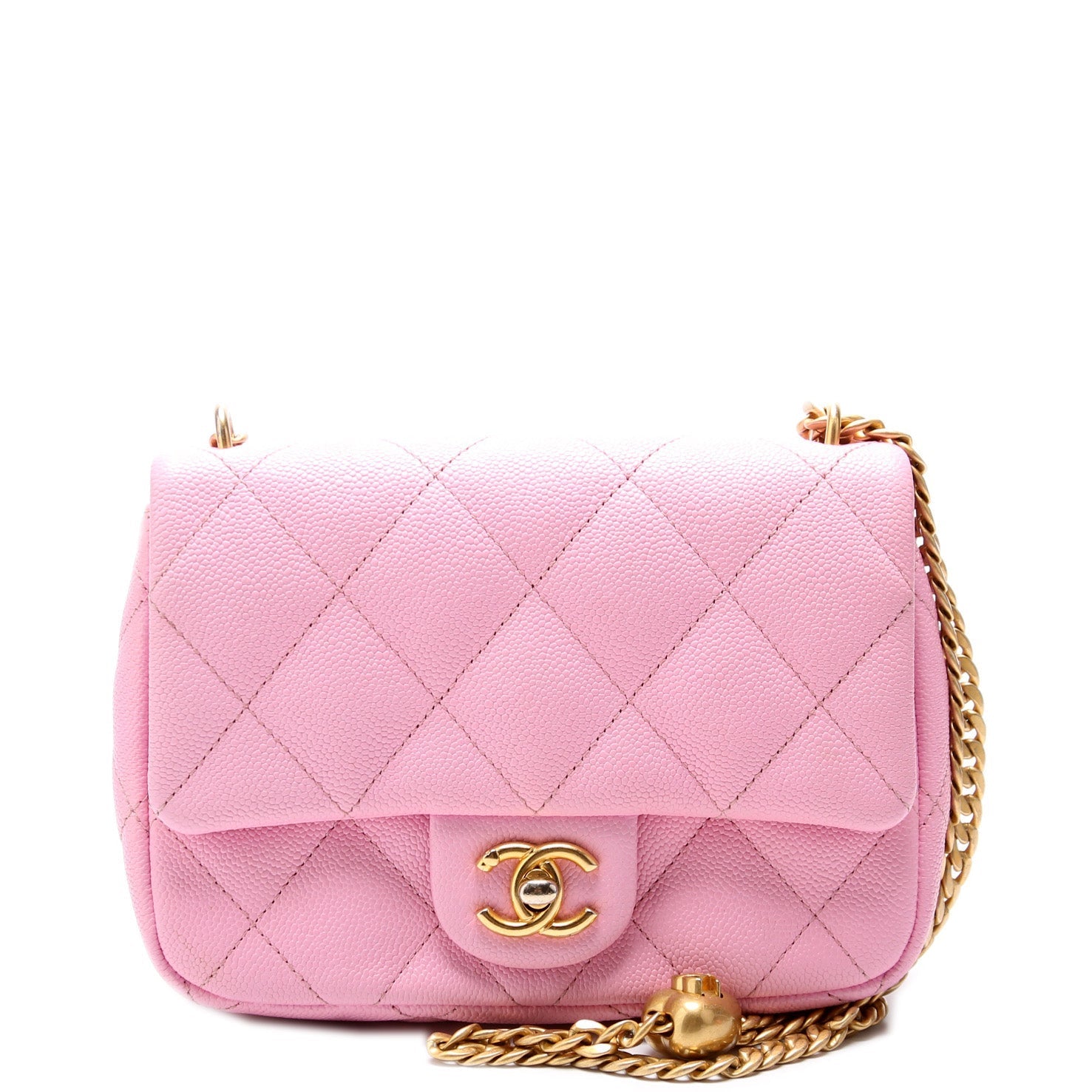 Chanel Classic Flap Sweetheart Caviar RFID Pink Mini Bag