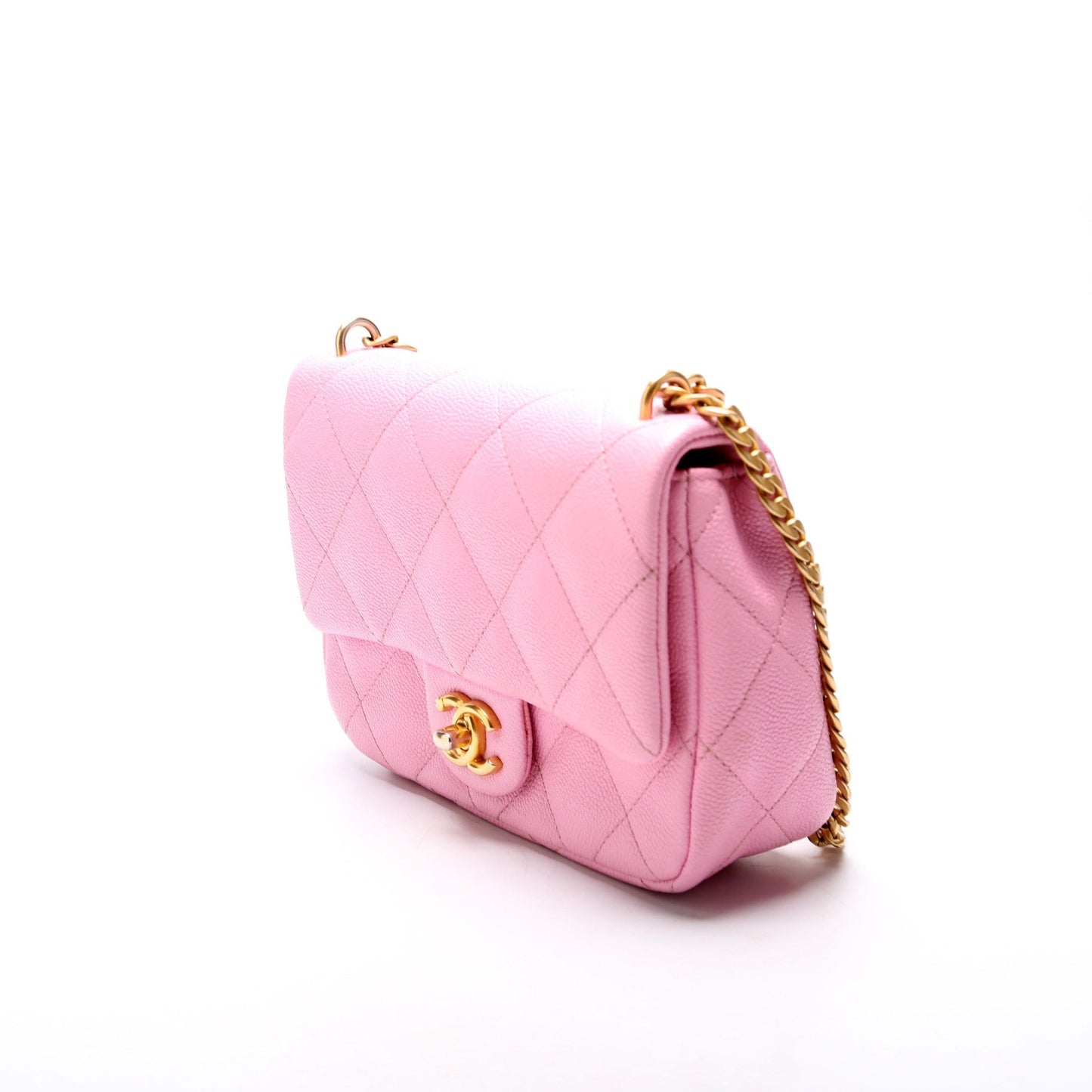 Chanel Classic Flap Sweetheart Caviar RFID Pink Mini Bag