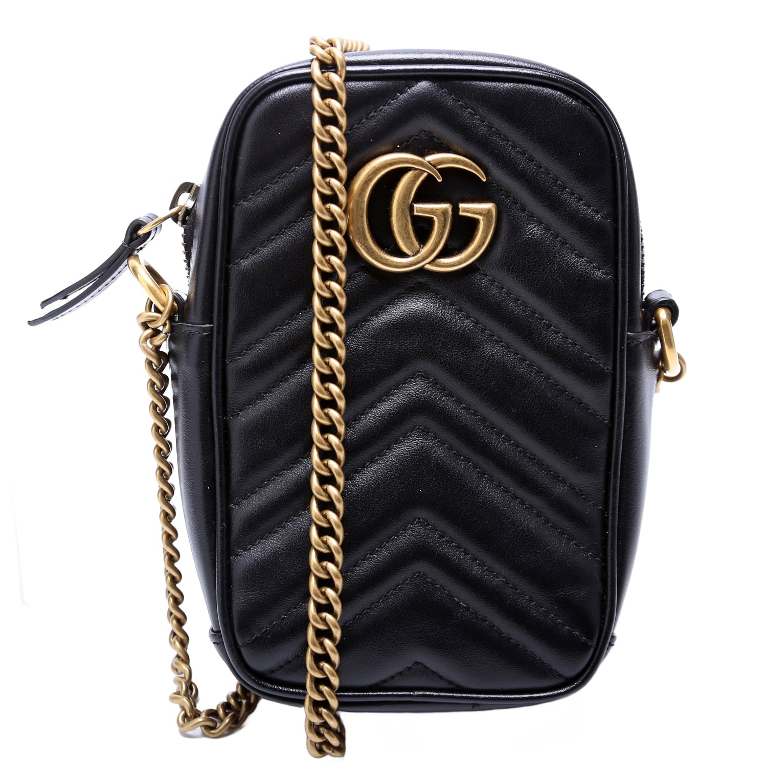 Gucci GG Marmont Black Mini Travel Bag