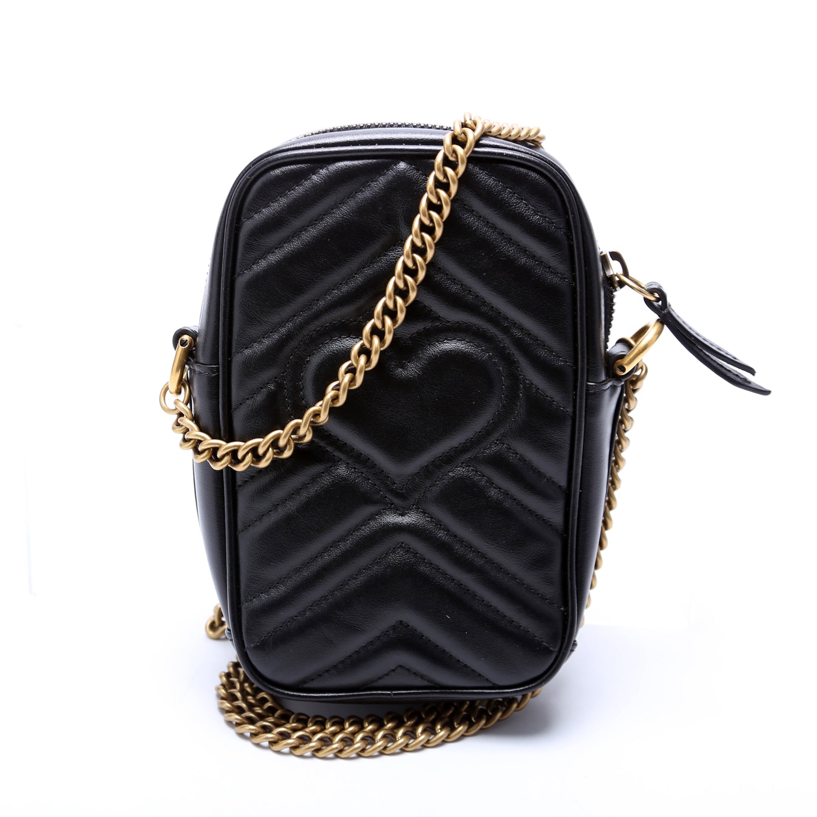 Gucci GG Marmont Black Mini Travel Bag
