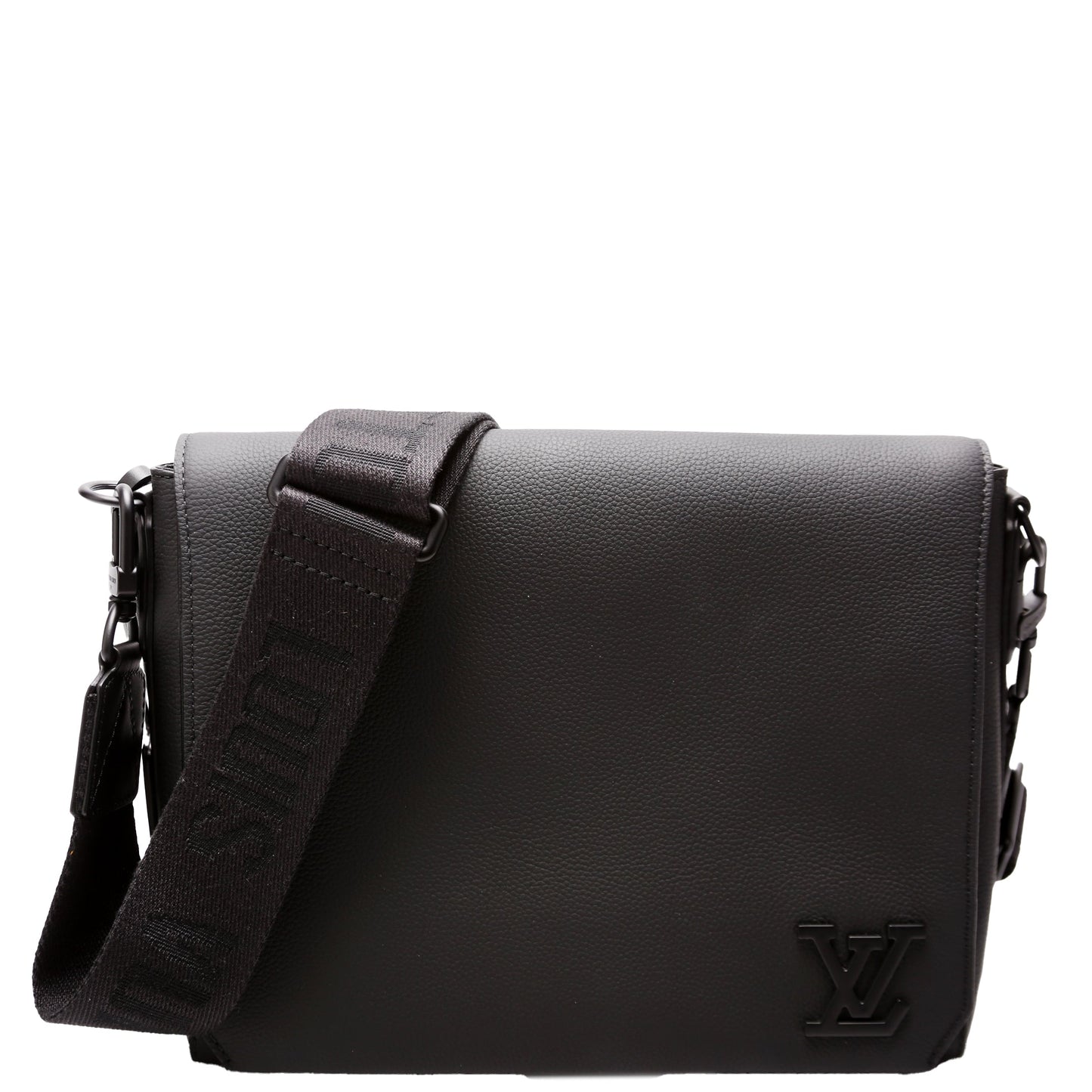 Louis Vuitton Takeoff Messenger Aerogram Black Crossbody Bag