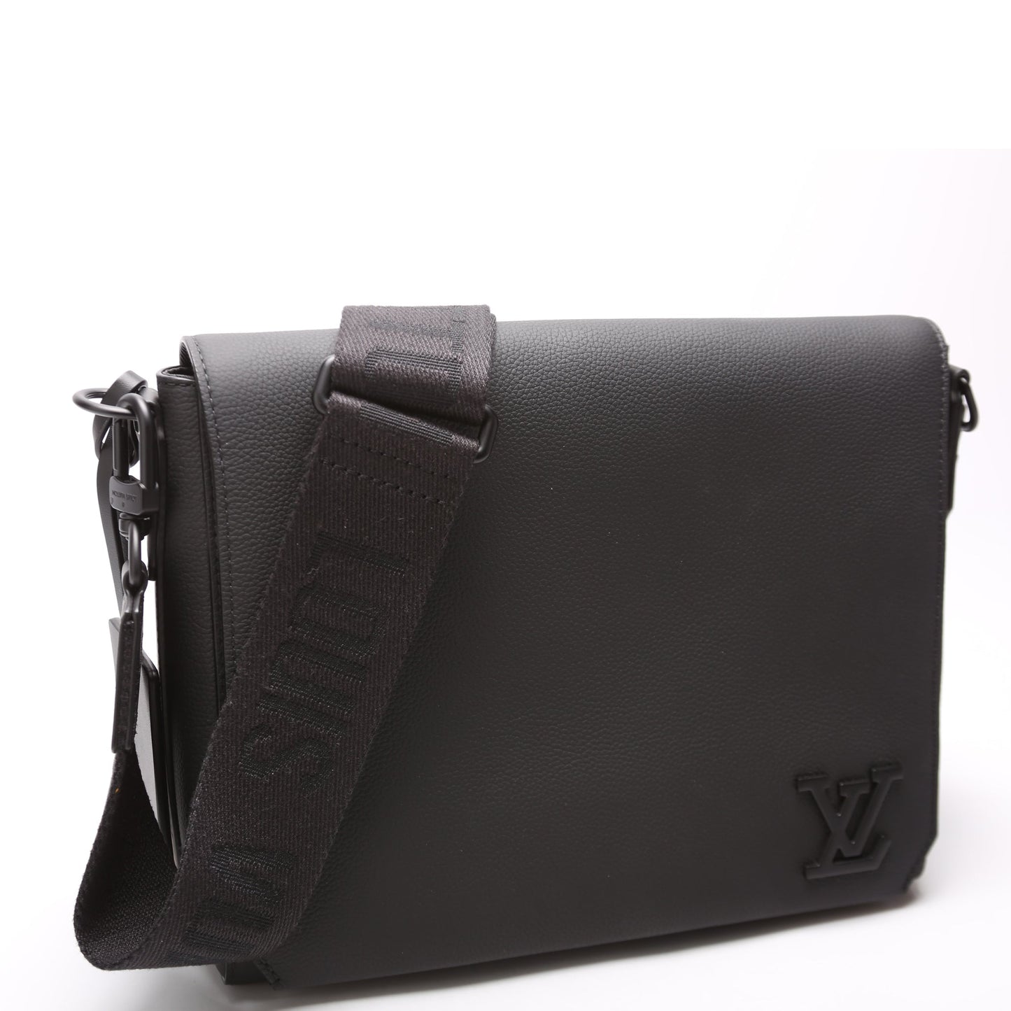 Louis Vuitton Takeoff Messenger Aerogram Black Crossbody Bag