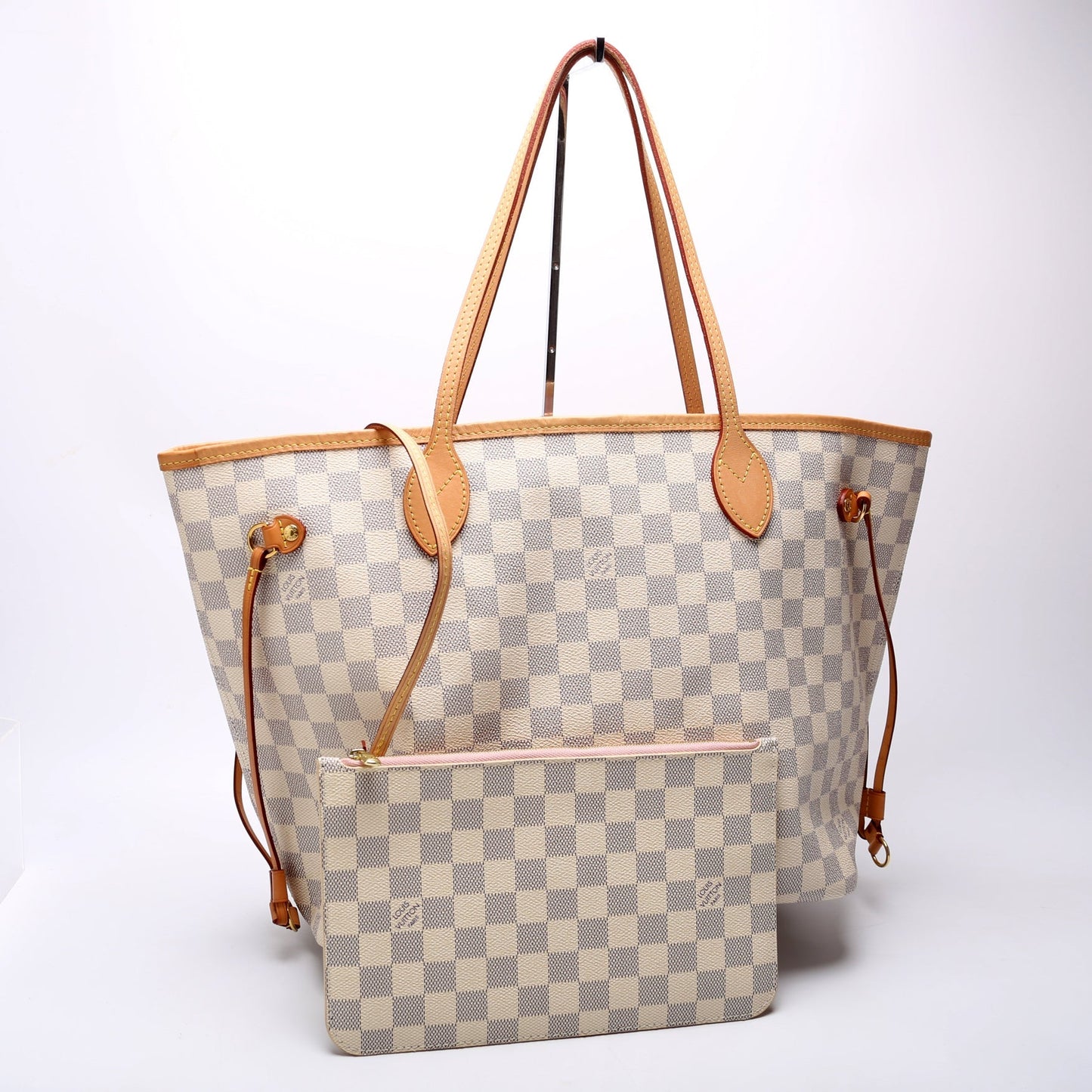Louis Vuitton Neverfull MM Azur Damier Wallet Case Azur 5