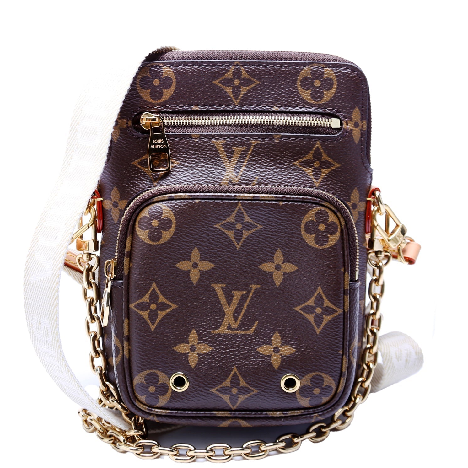 Louis Vuitton Utility Phone Sleeve Monogram Handbag Monogram 8