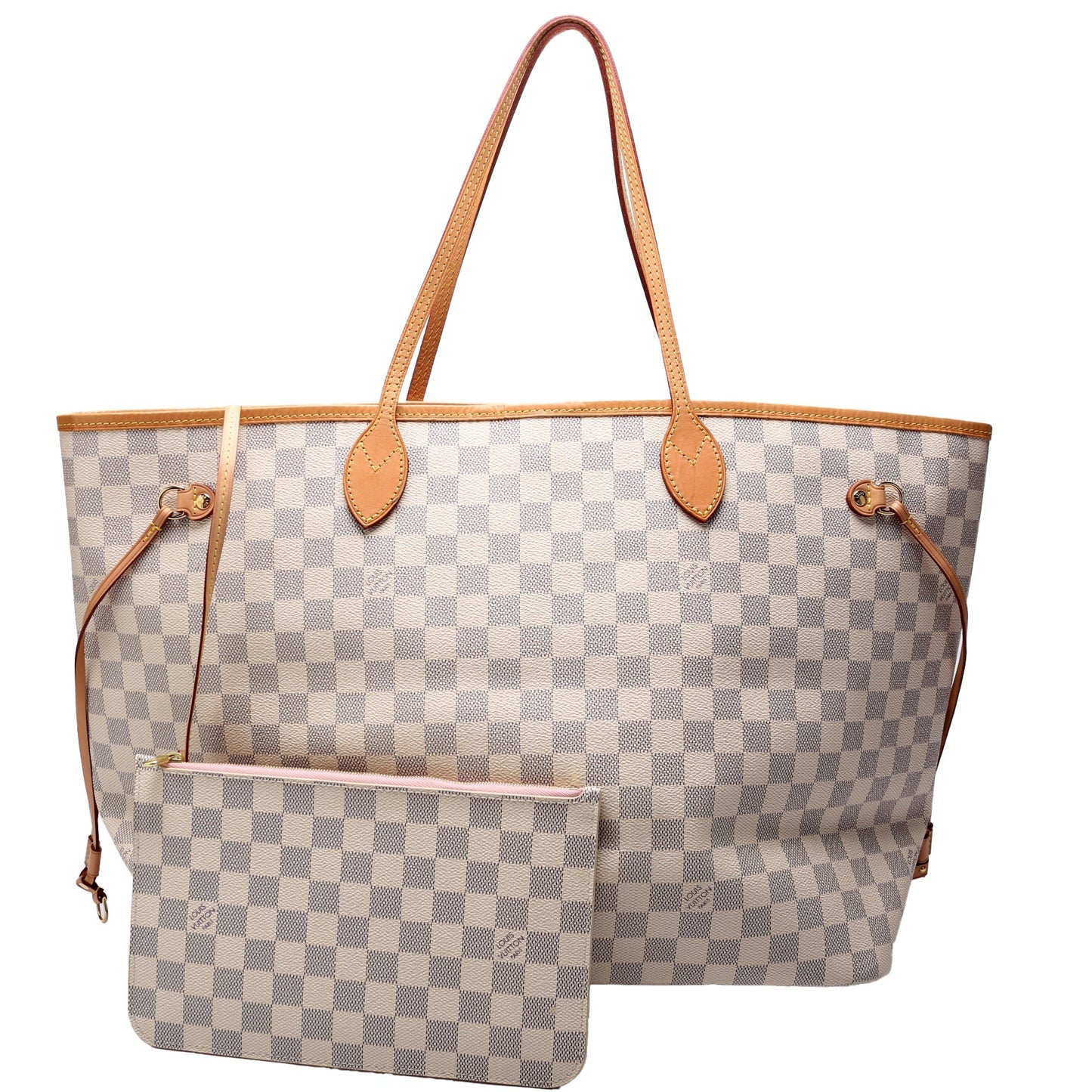 Louis Vuitton Neverfull GM Azur Damier Wallet Case