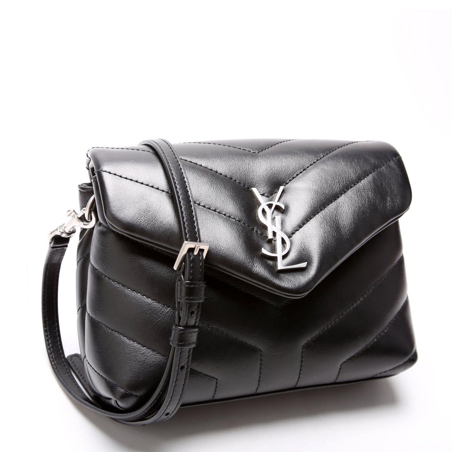 YSL Saint Laurent Loulou Satchel Crossbody Bag Black Toy Satchel Bag