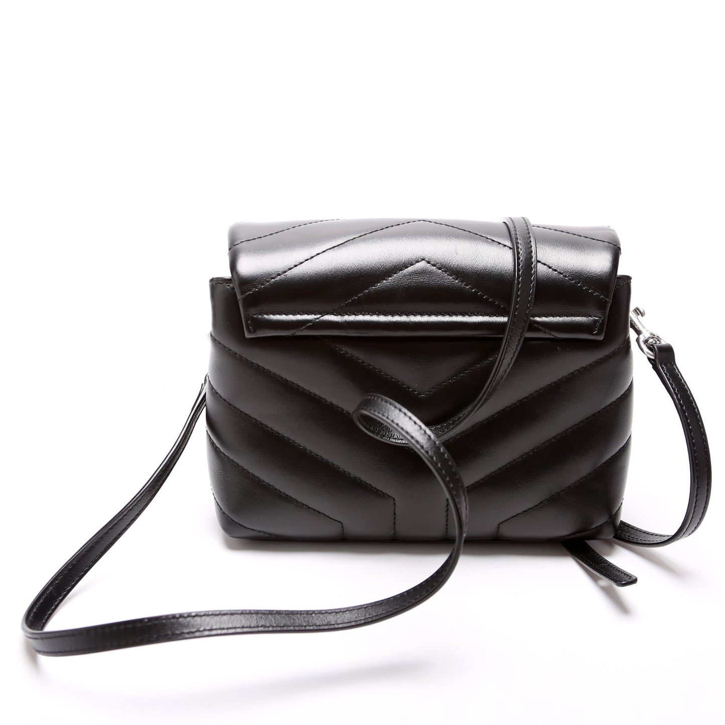 YSL Saint Laurent Loulou Satchel Crossbody Bag Black Toy Satchel Bag