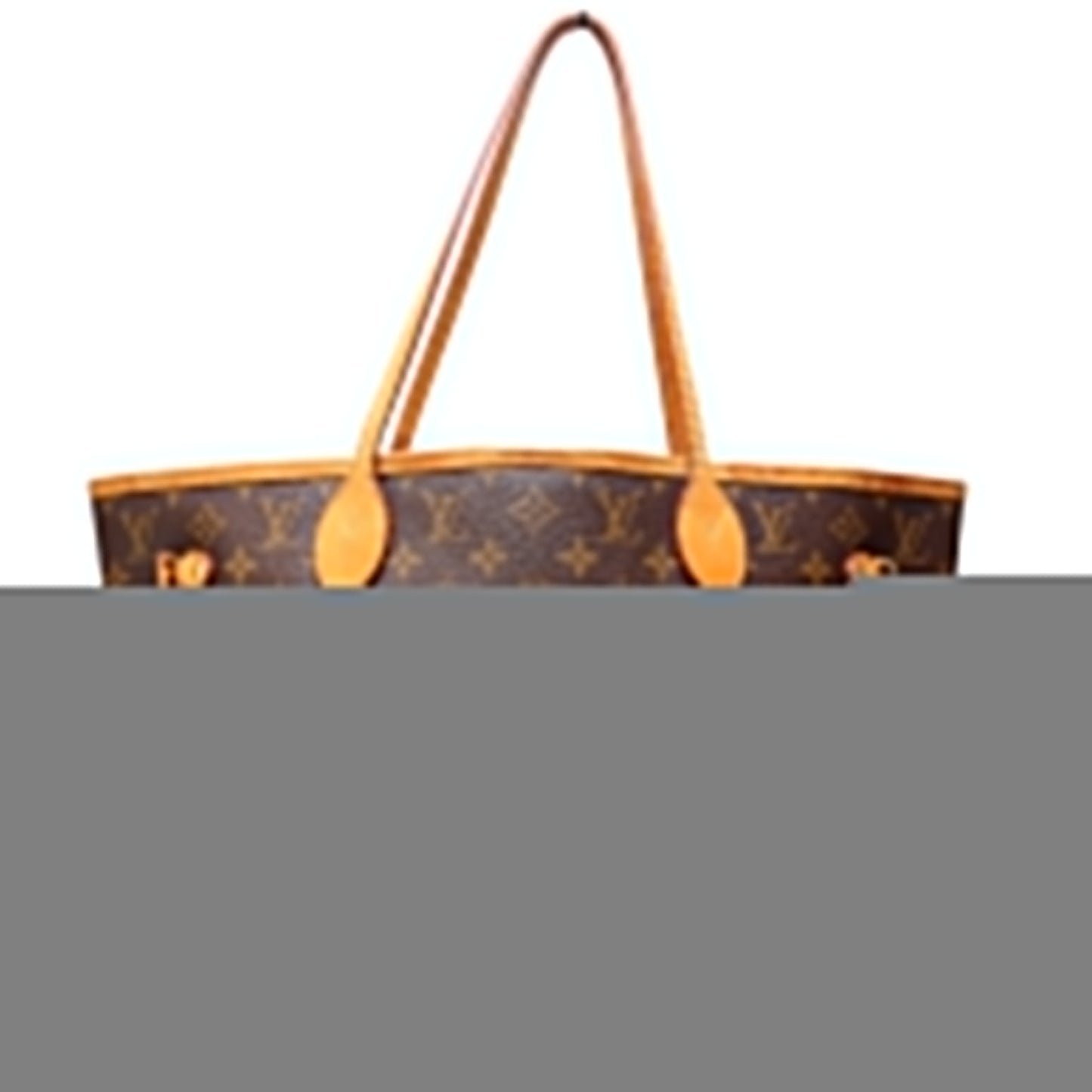 Louis Vuitton Neverfull MM Monogram Yellow Tote Bag