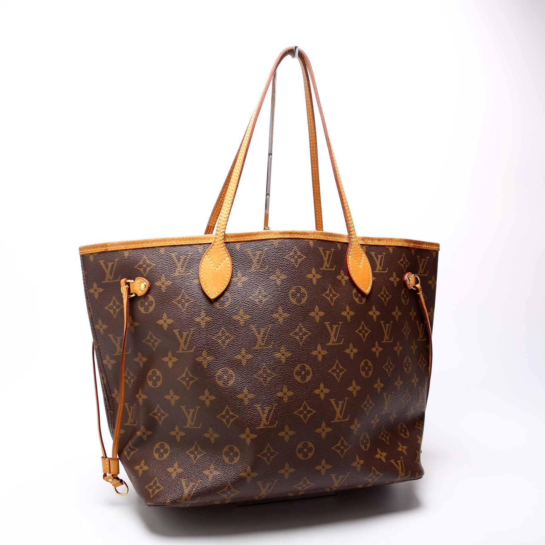 Louis Vuitton Neverfull MM Monogram Yellow Tote Bag