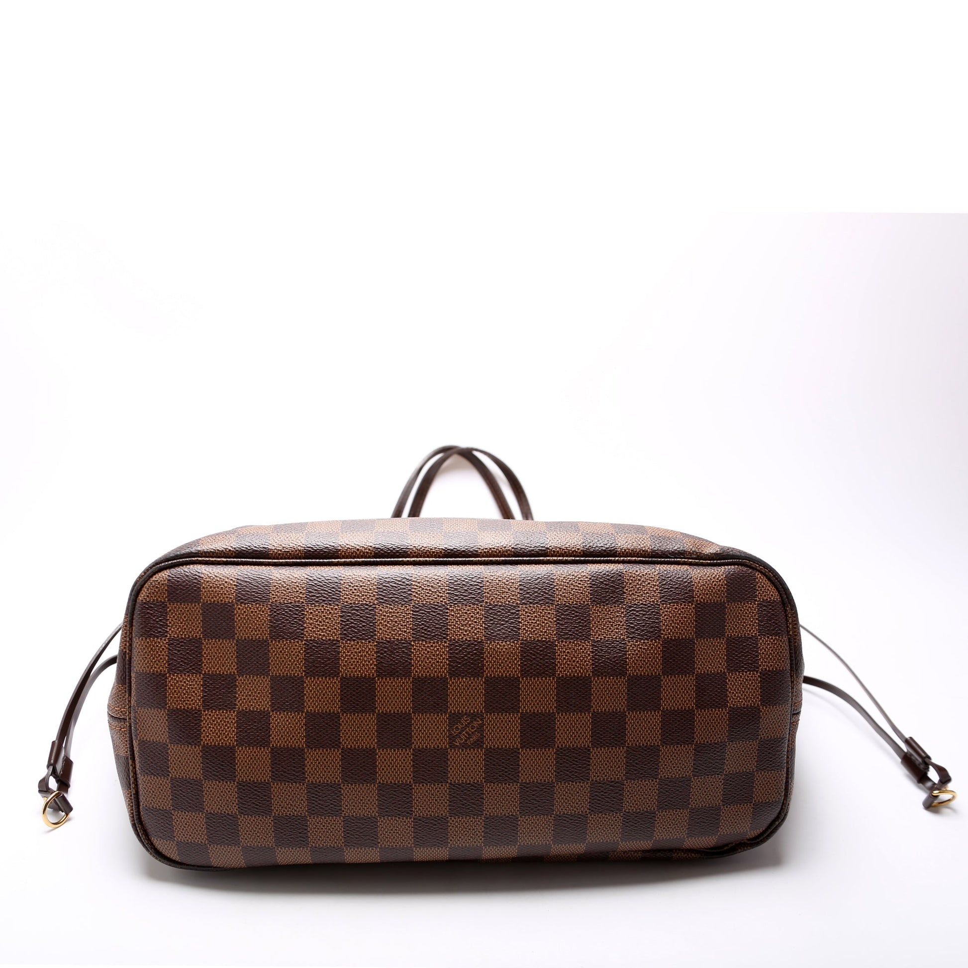 Louis Vuitton Neverfull MM Ebene Damier Red Tote Bag Red 5
