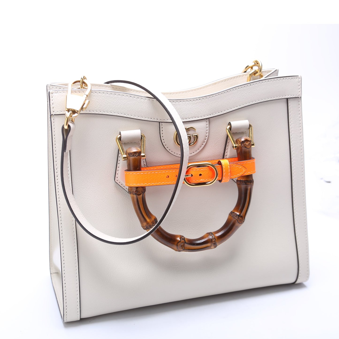 Gucci Jumbo GG Diana Canvas Small Tote Bag Small Tote
