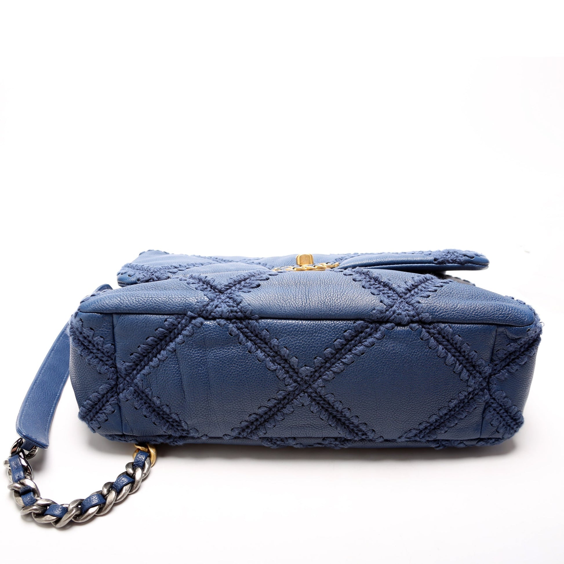 Chanel 19 Flap Crocheted Calfskin 30M Handbag