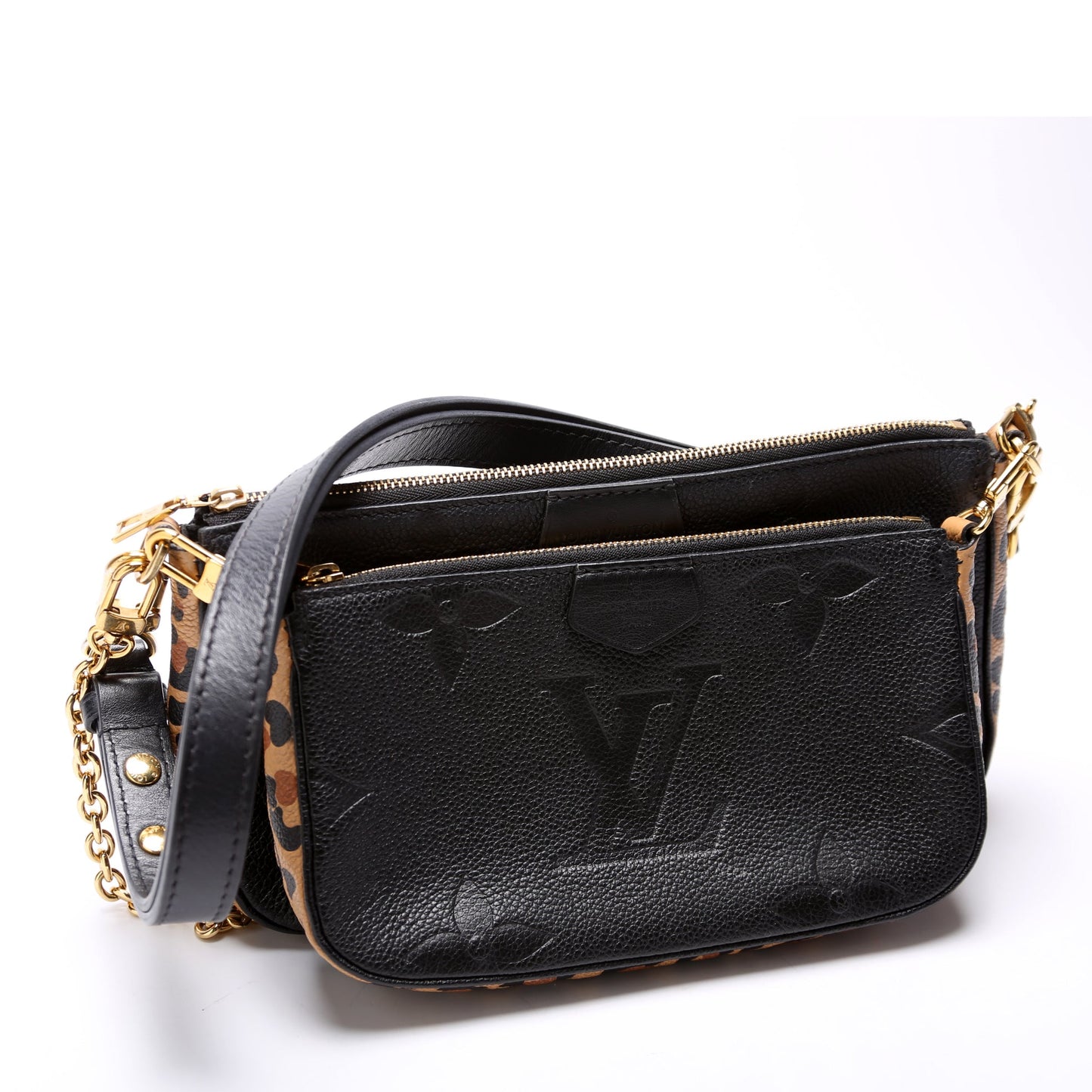 Louis Vuitton Multi Pochette Giant Wild at Empreinte Clutch Bag Heart 1