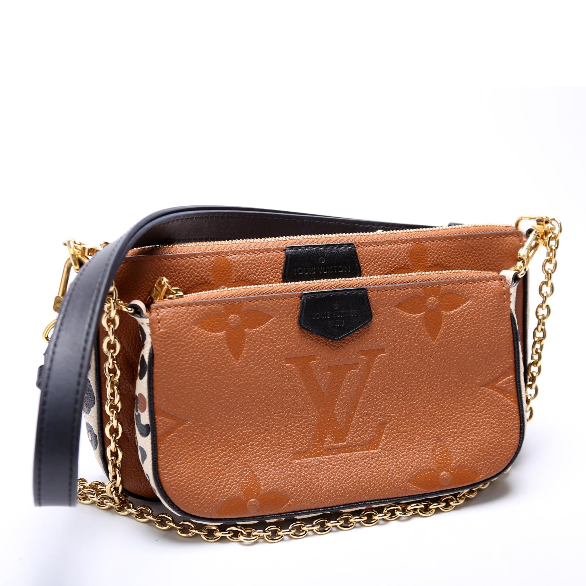 Louis Vuitton Multi Pochette Giant Wild at Empreinte Clutch Bag Heart 3