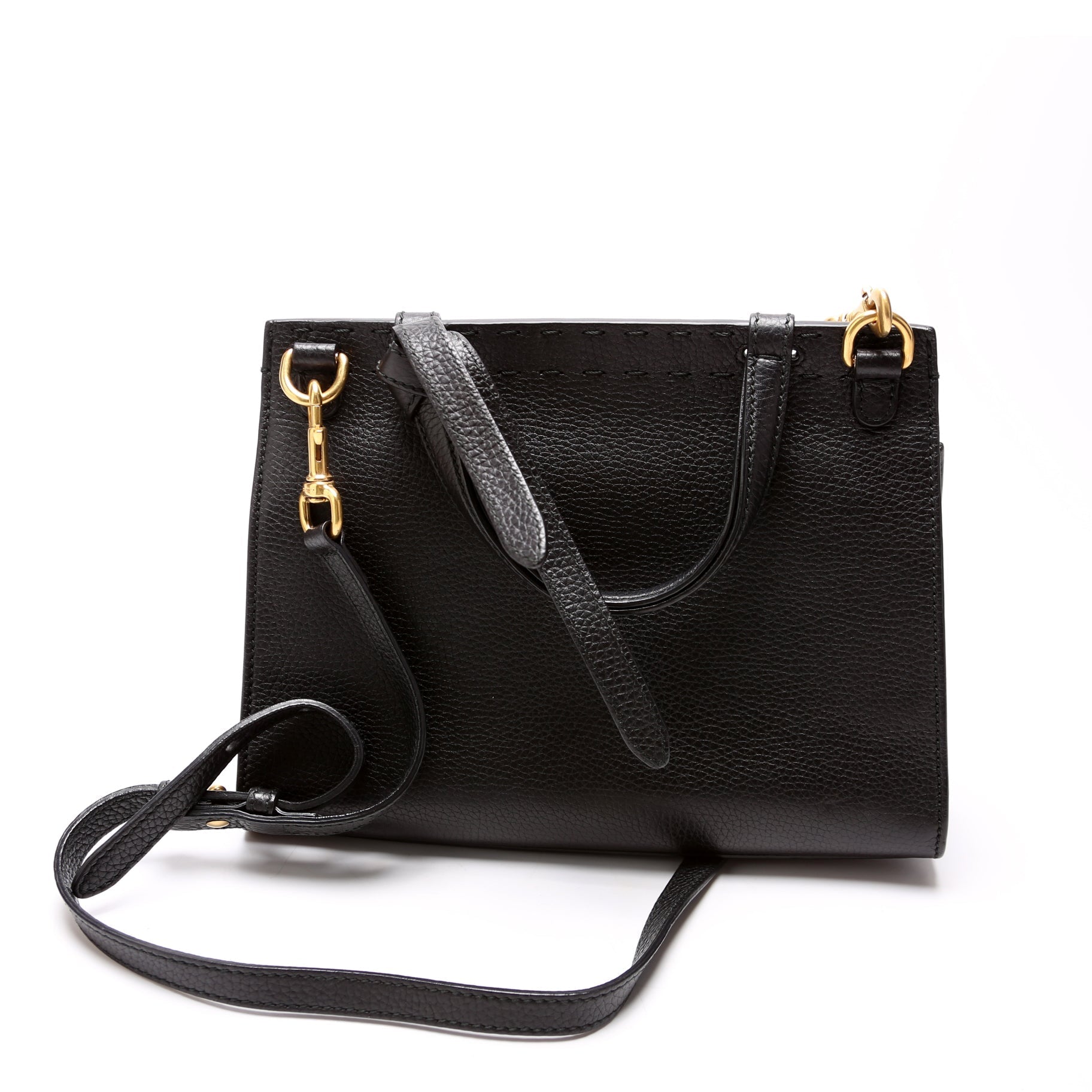 Gucci Marmont Black Mini Top Handle Travel Bag