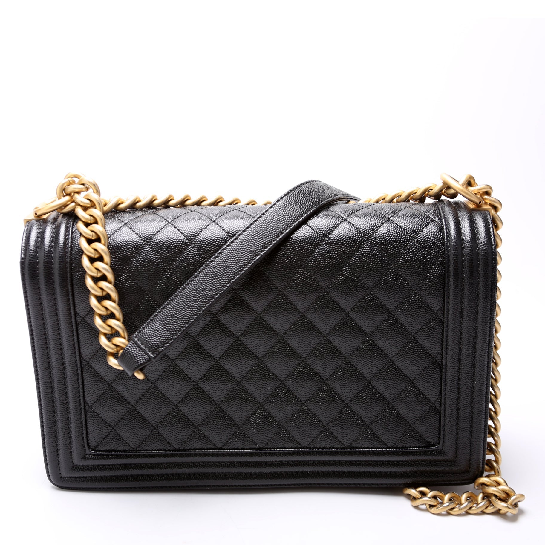 Chanel Boy Flap New Caviar 25M Handbag
