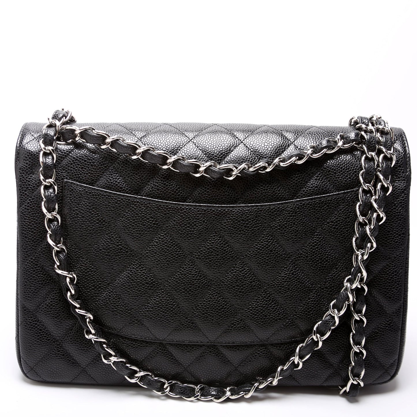 Chanel Classic Flap Jumbo Caviar Handbag Jumbo Caviar