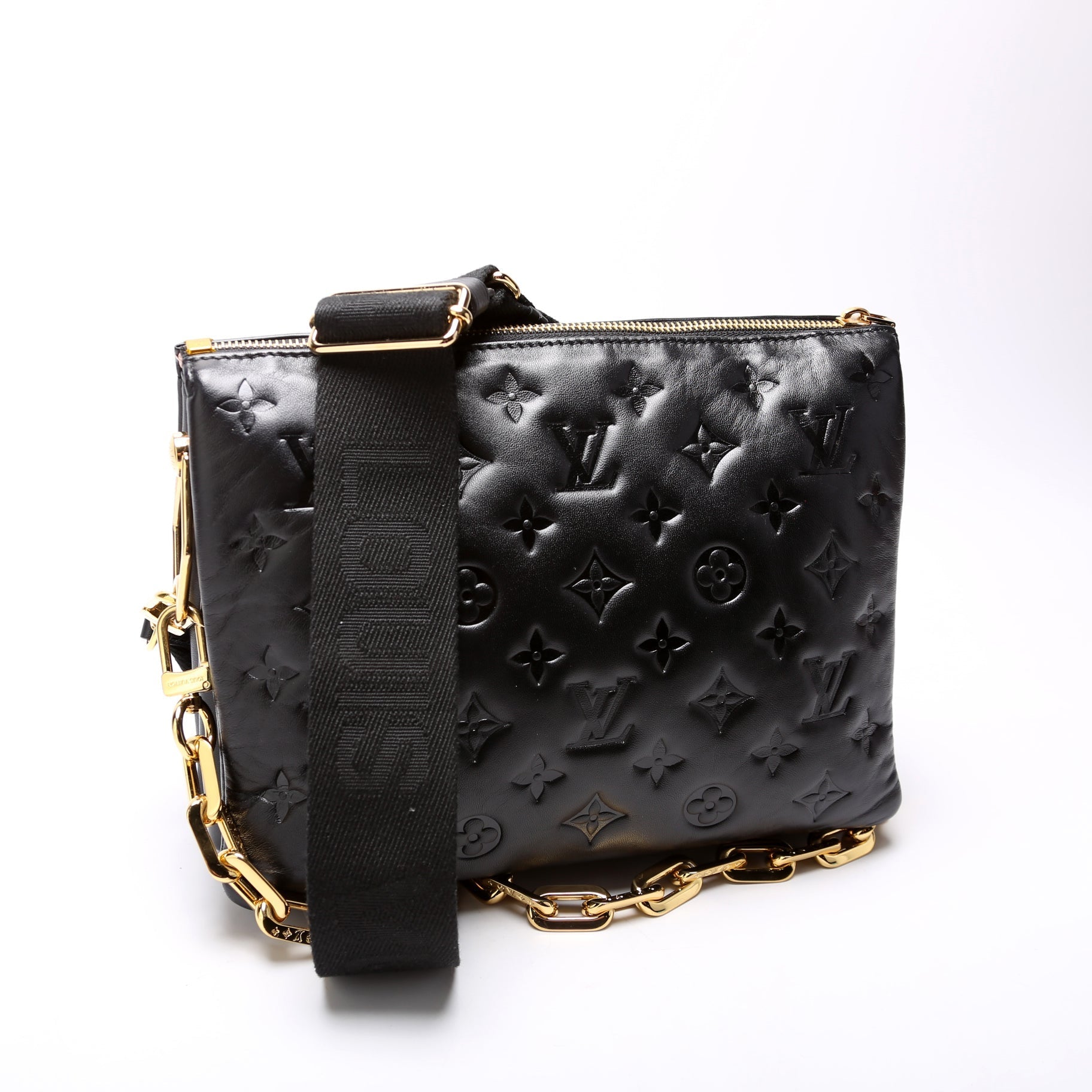 Louis Vuitton Coussin PM NV Lambskin Black Handbag Lambskin Black